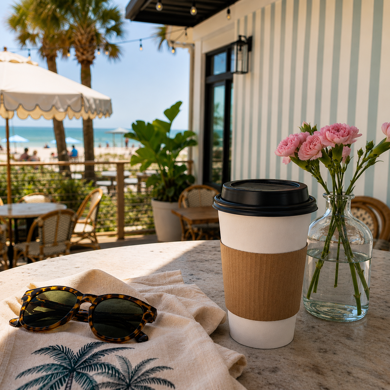 Coffee Before the Crowds: Our Favorite Beachside Coffee Stops