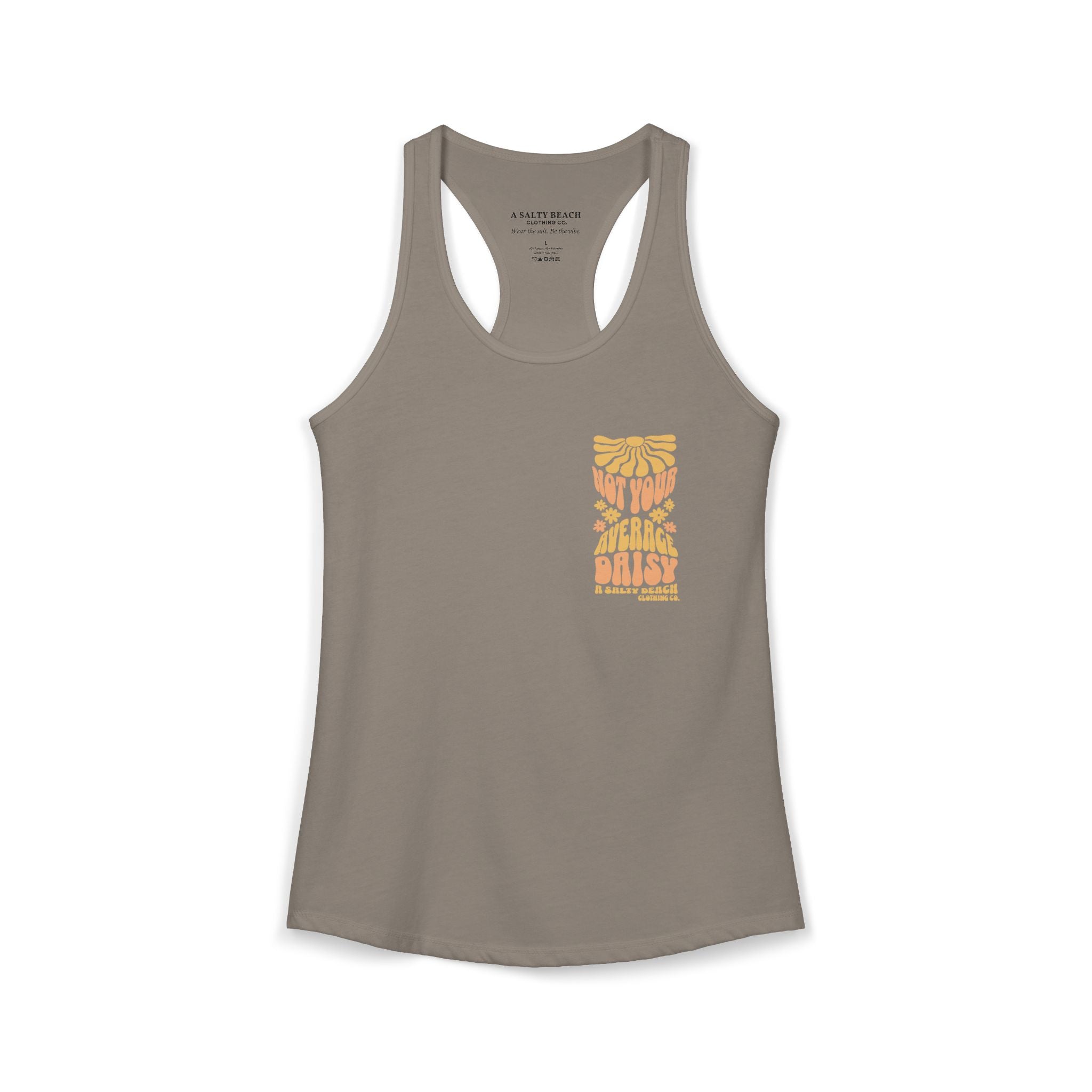 Not Your Average Daisy Racerback Tank