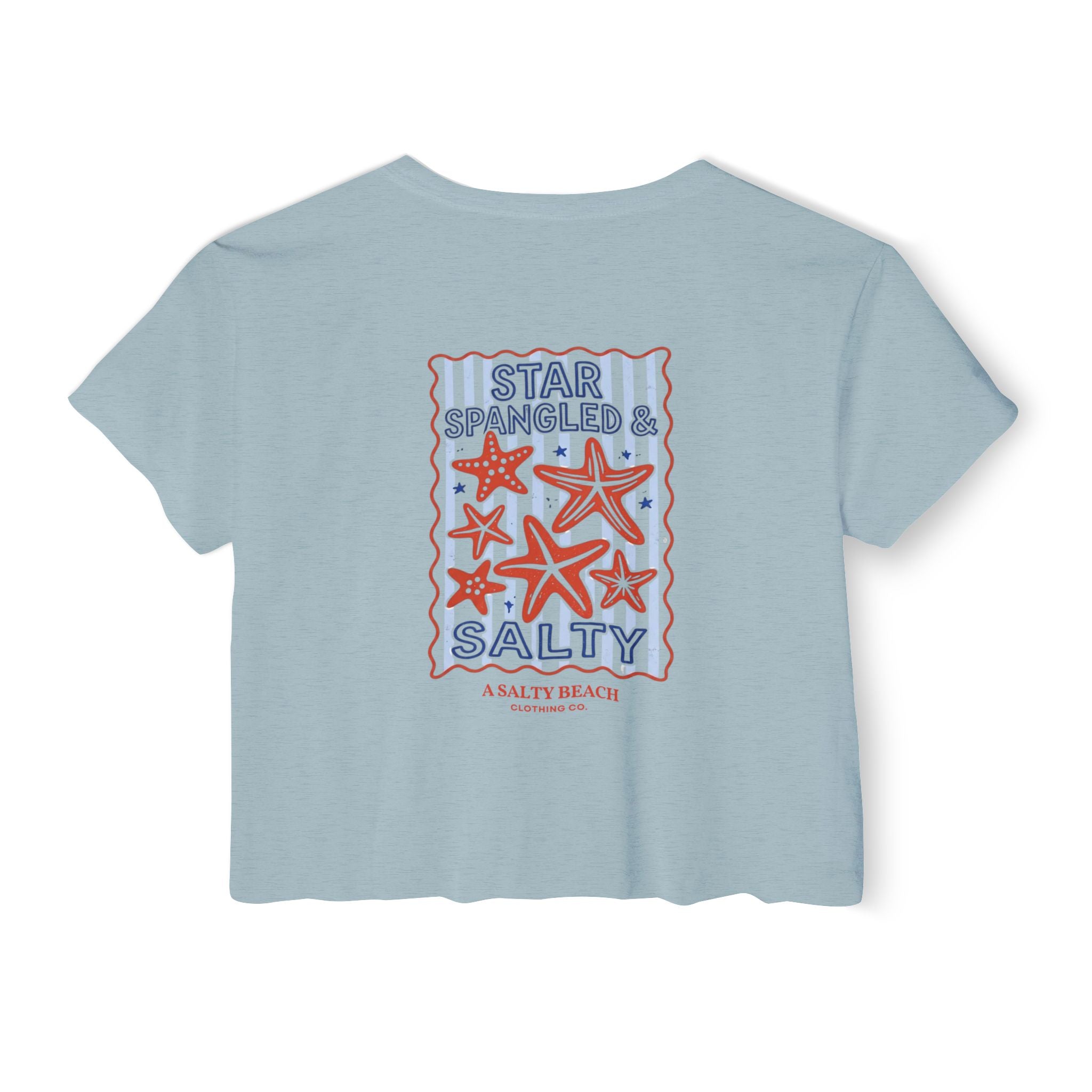 Star Spangled, & Salty Crop Tee