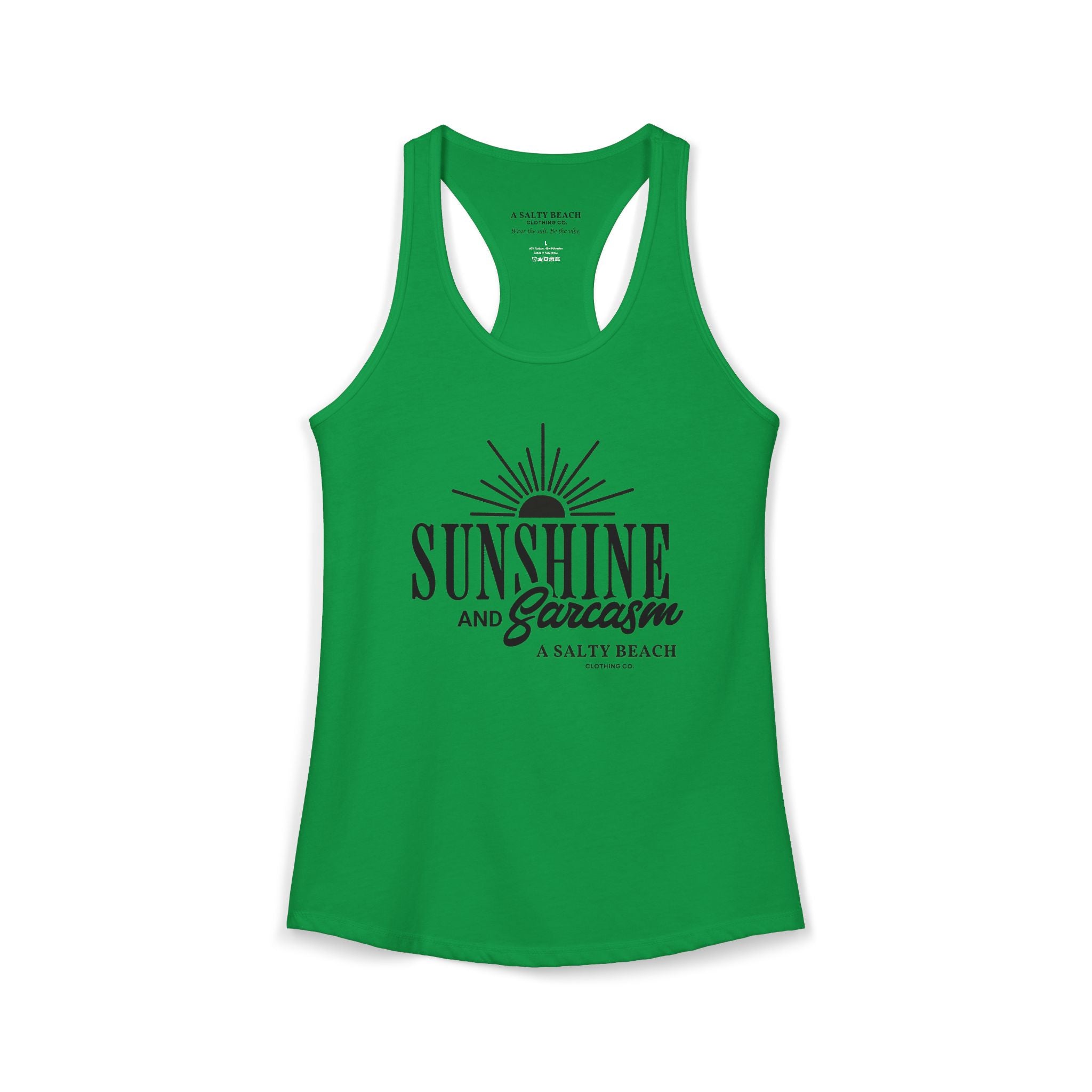 Sunshine and Sarcasm Racerback Tank
