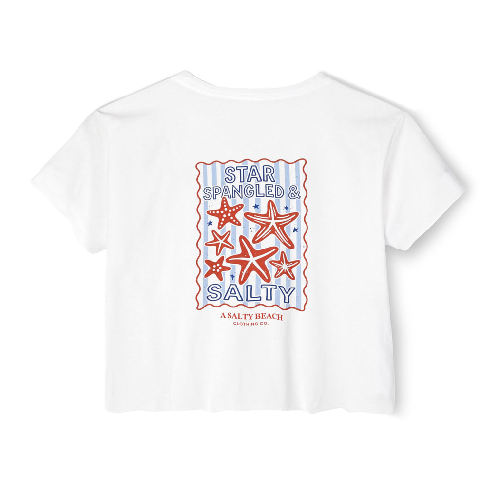 Star Spangled, & Salty Crop Tee