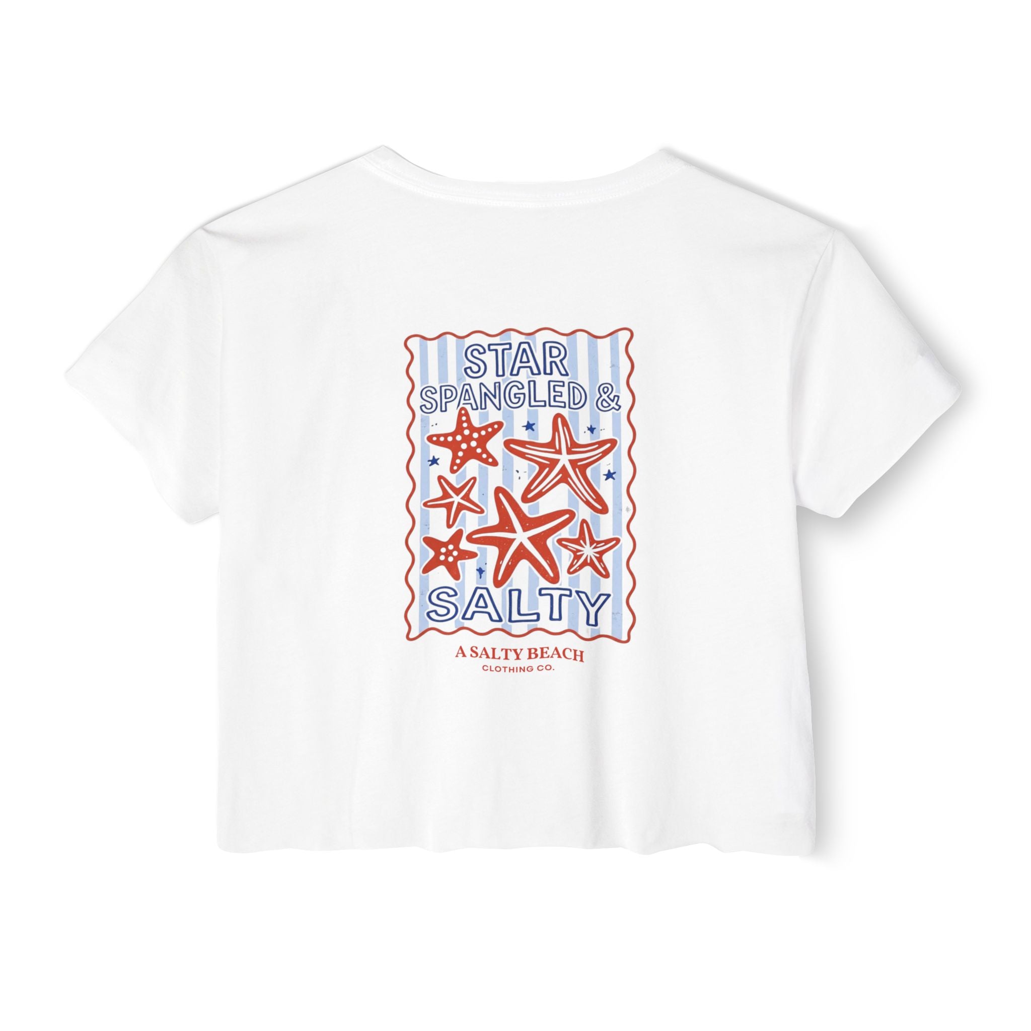 Star Spangled, & Salty Crop Tee