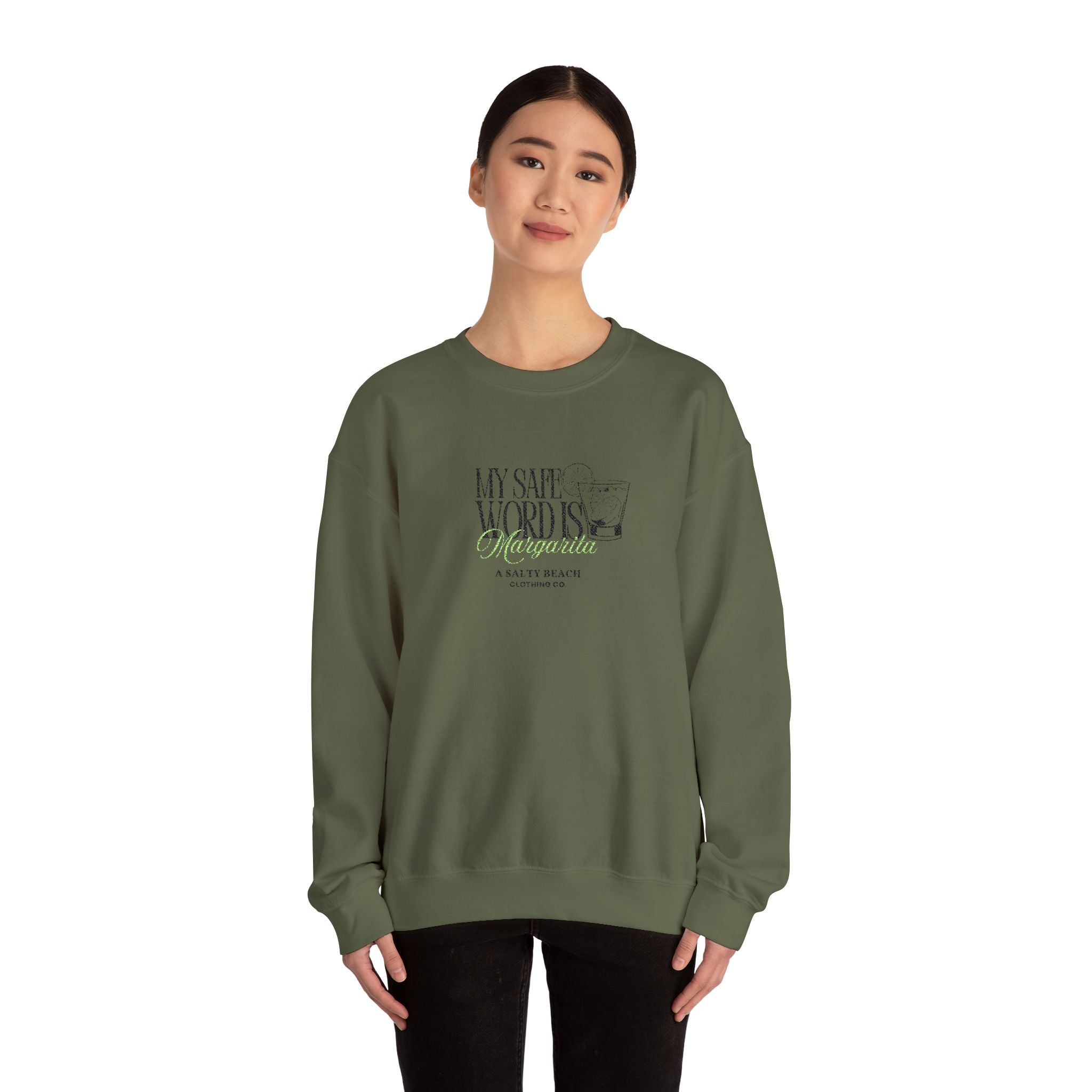 "My Safe Word is Margarita" Crewneck Sweatshirt