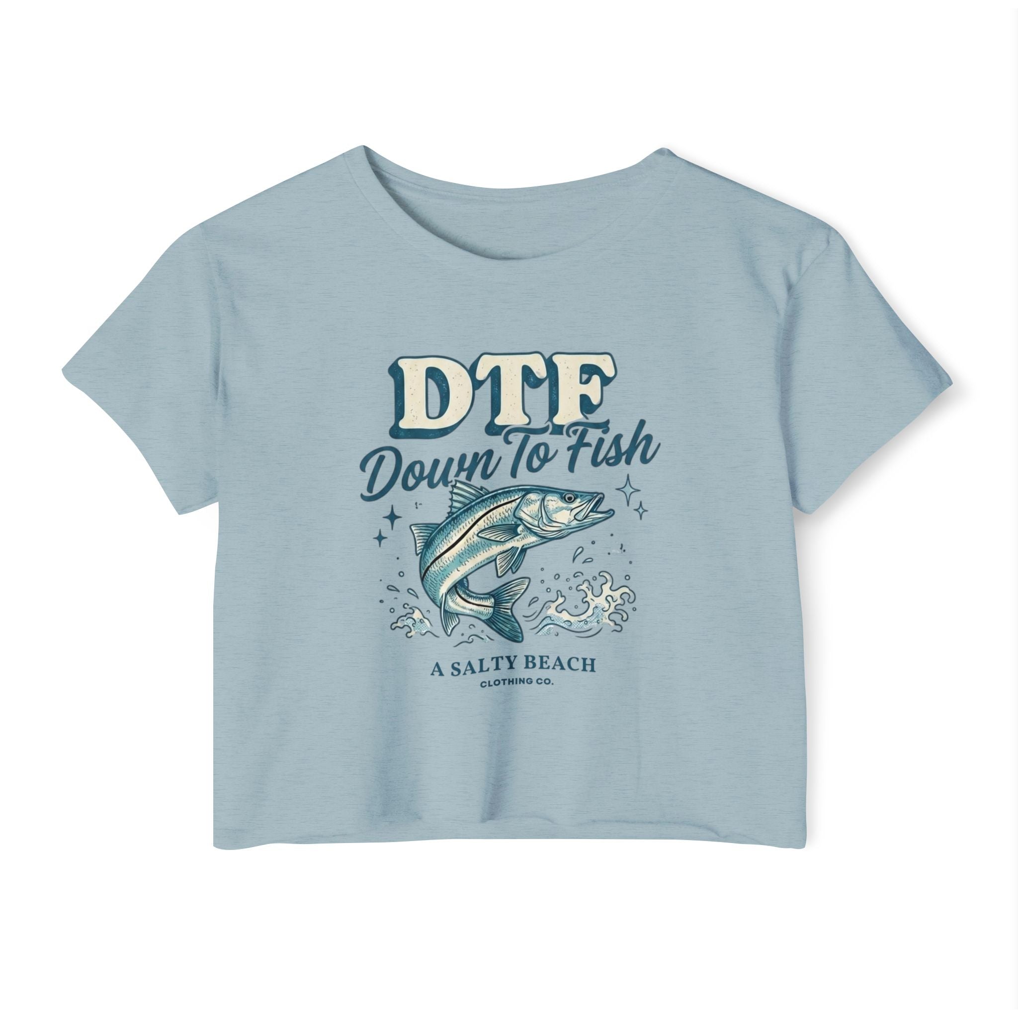 DTF "Down To Fish" Crop Top