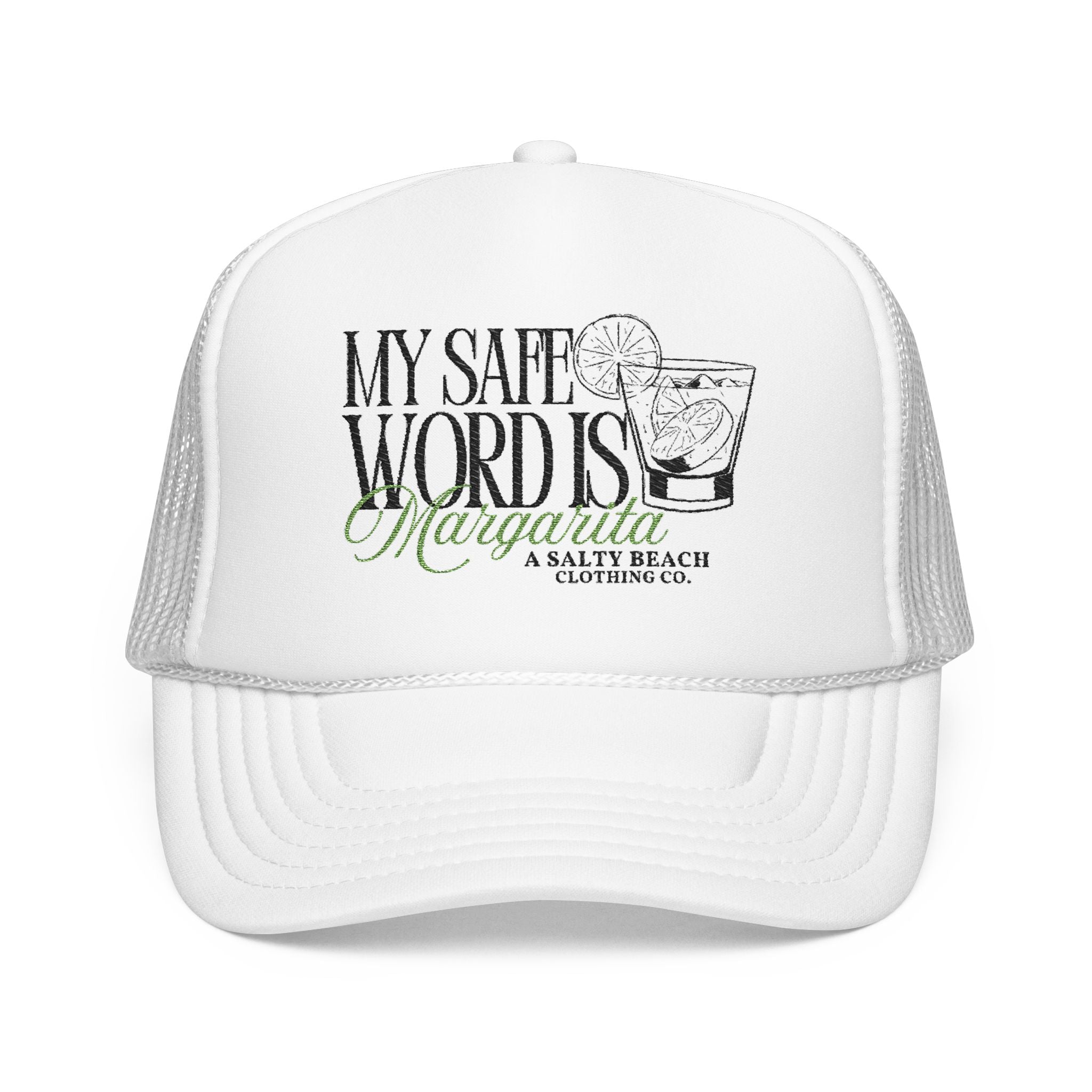 "My Safe Word Is Margarita" Trucker Hat