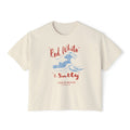 Red, White, & Salty Wave Women's Boxy Tee