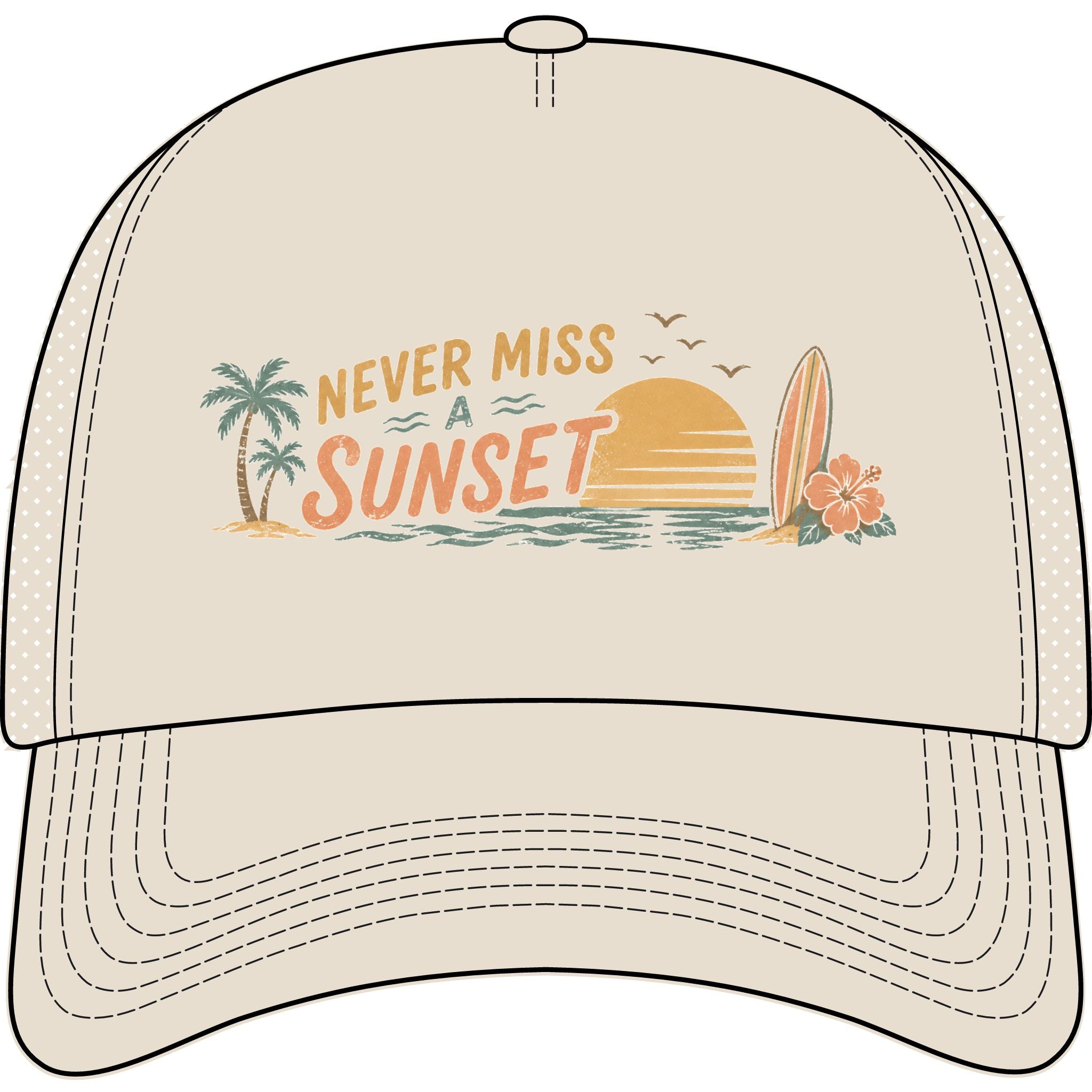 Never Miss a Sunset Foam Trucker Hat
