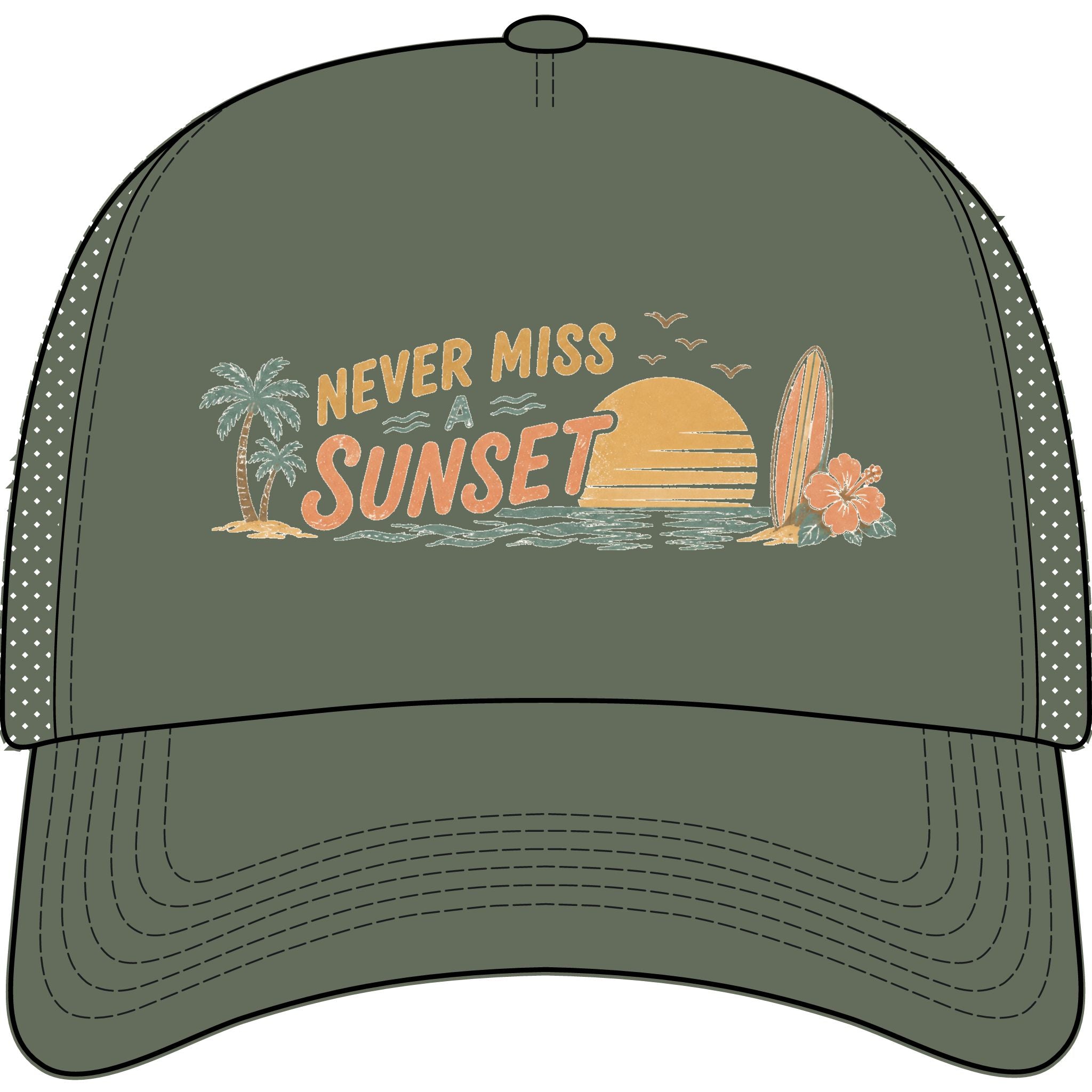 Never Miss a Sunset Foam Trucker Hat