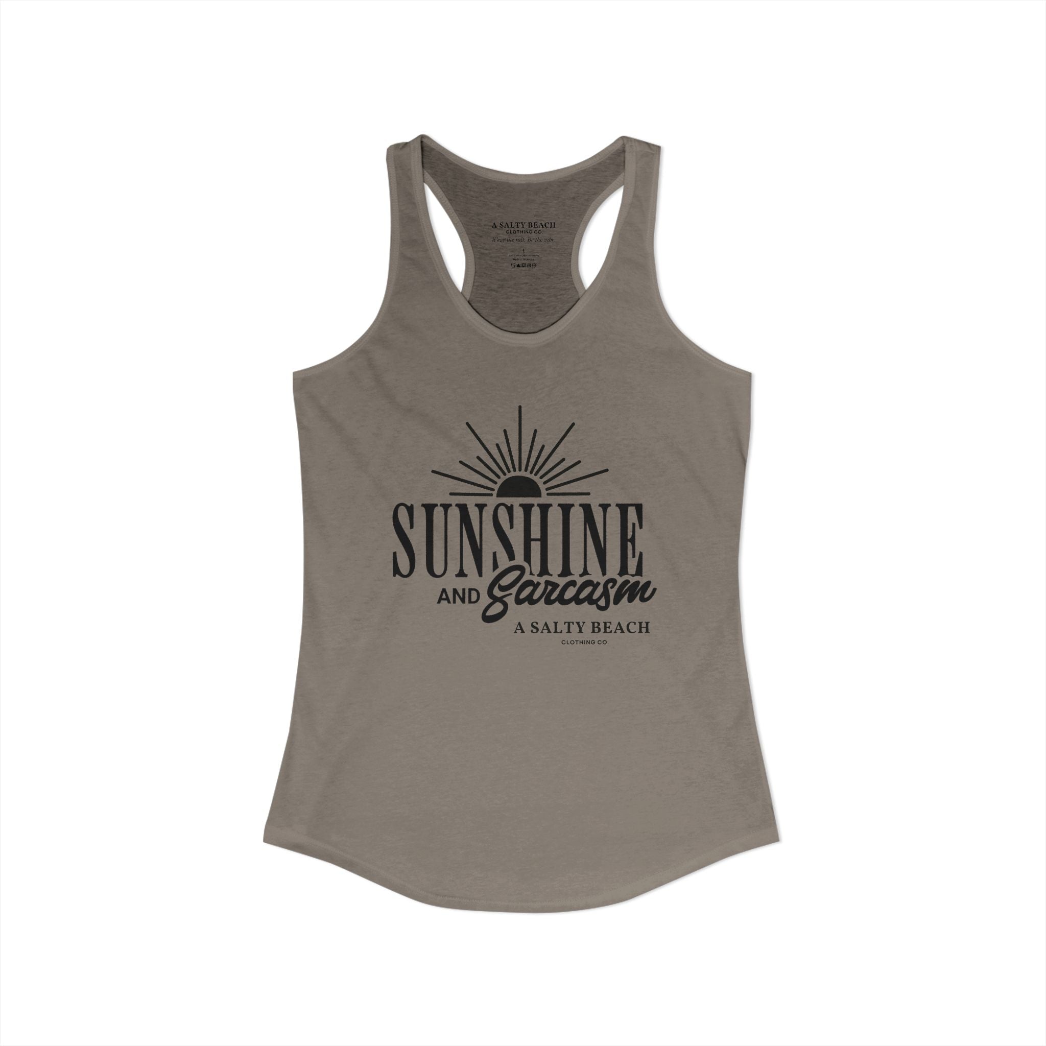 Sunshine and Sarcasm Racerback Tank