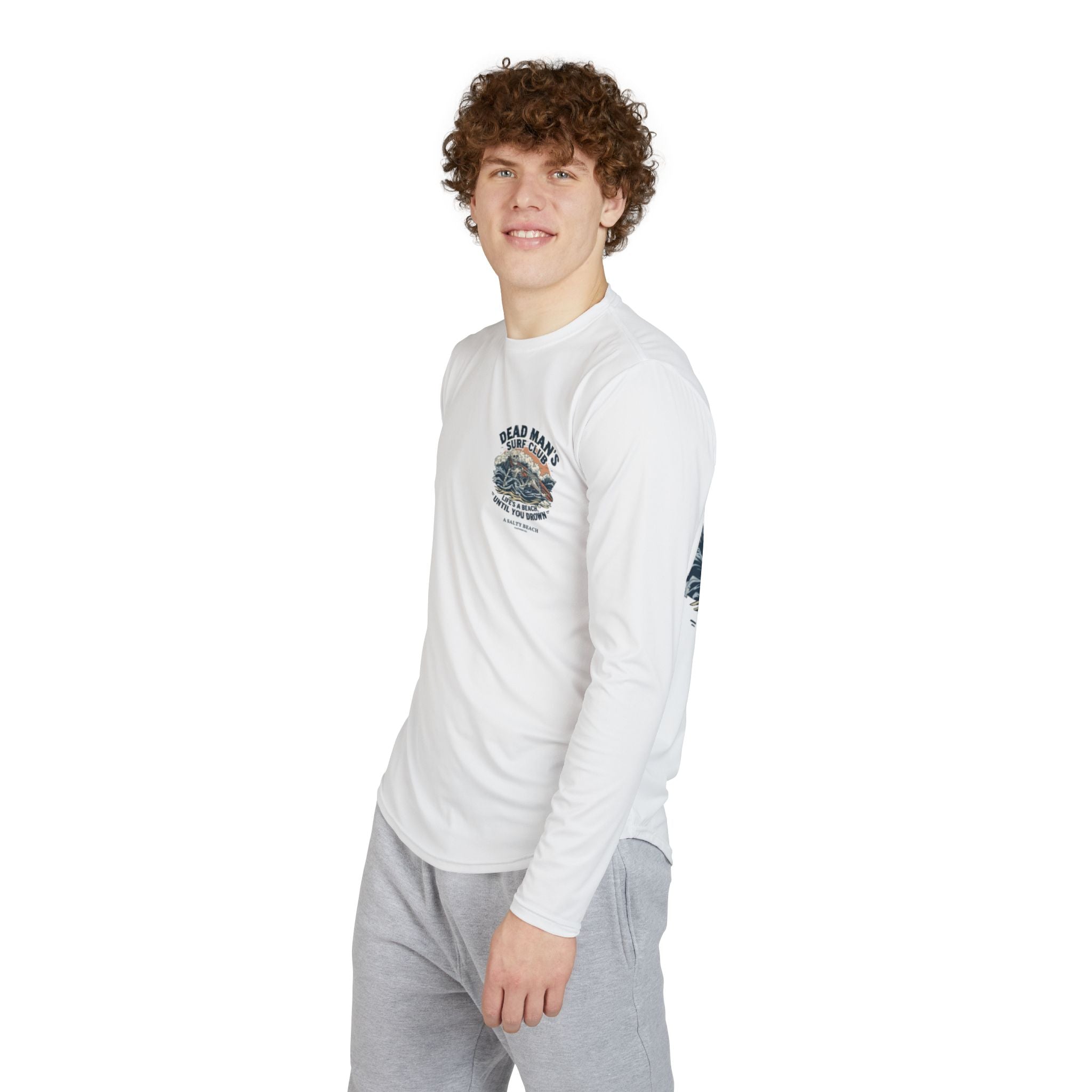 Dead Man's Surf Club 'Life's a Beach Until You Drown' Long Sleeve UV Shirt