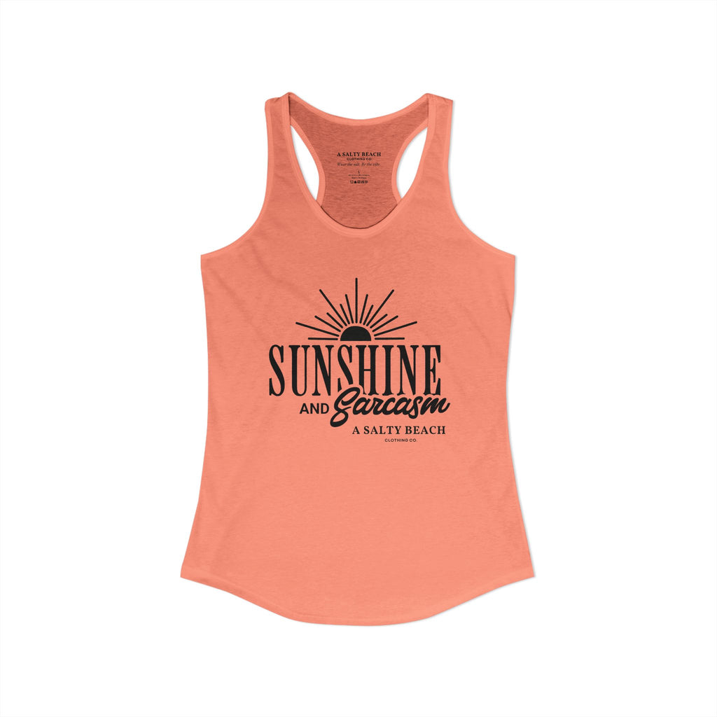 Sunshine and Sarcasm Racerback Tank