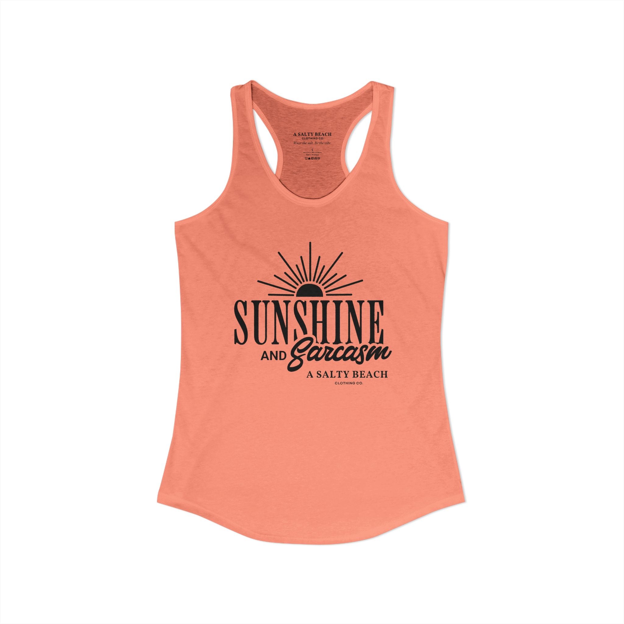 Sunshine and Sarcasm Racerback Tank