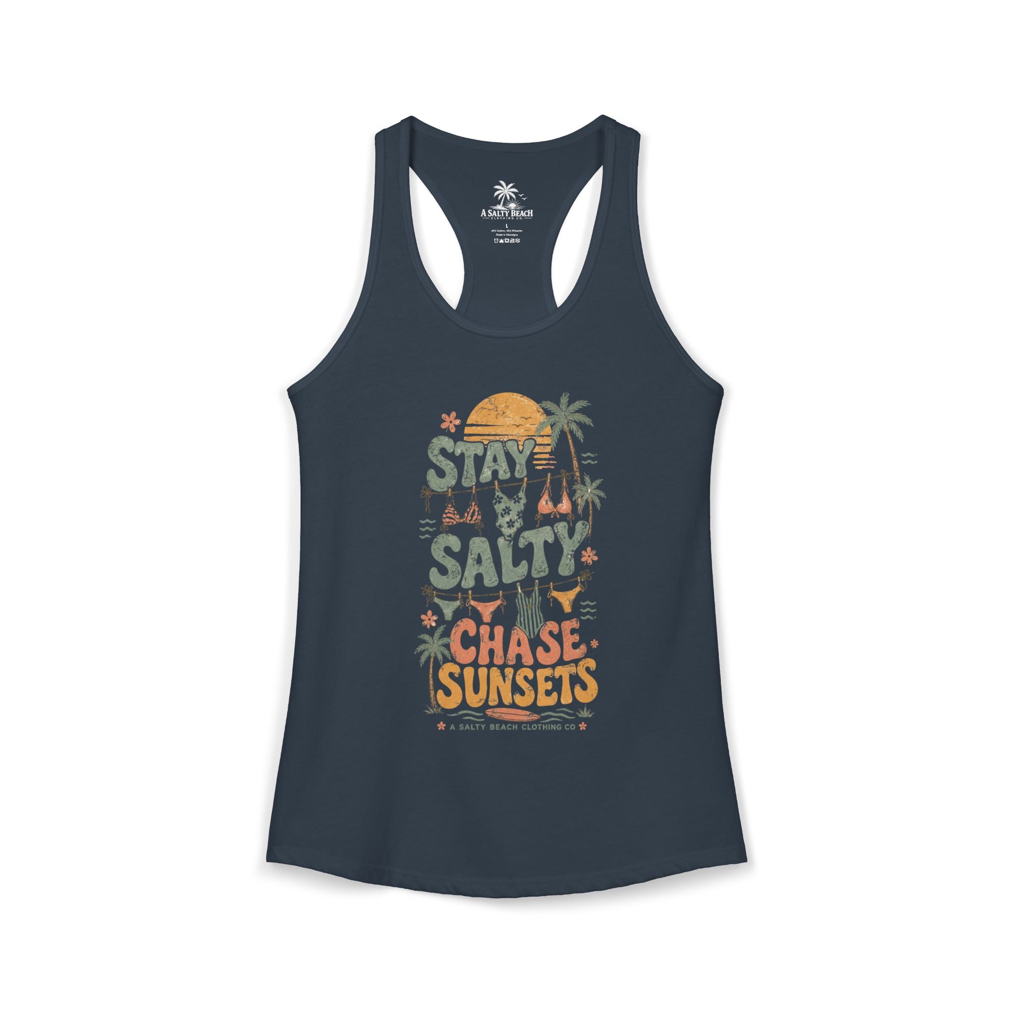 Stay Salty, Chase Sunsets Tank Top