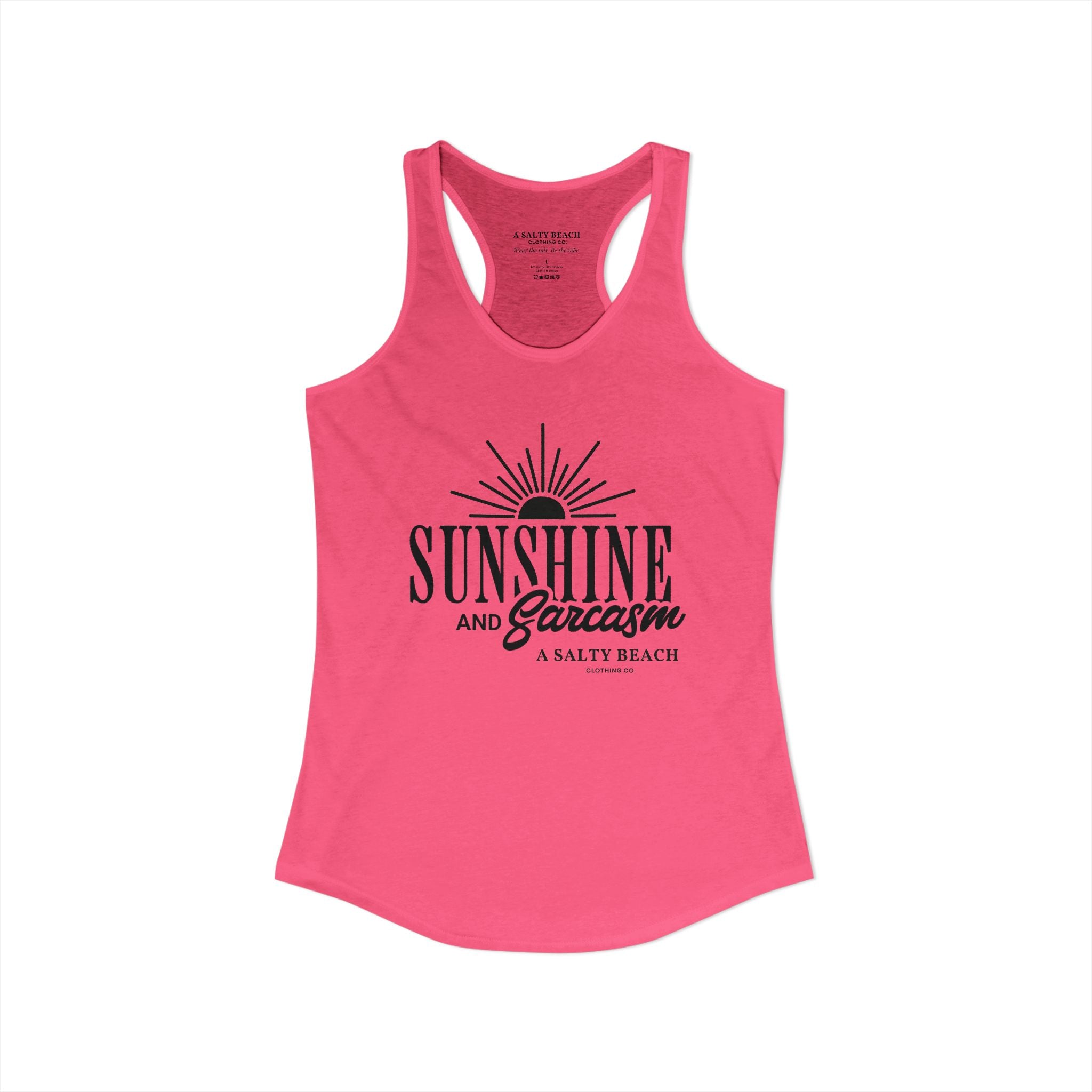 Sunshine and Sarcasm Racerback Tank