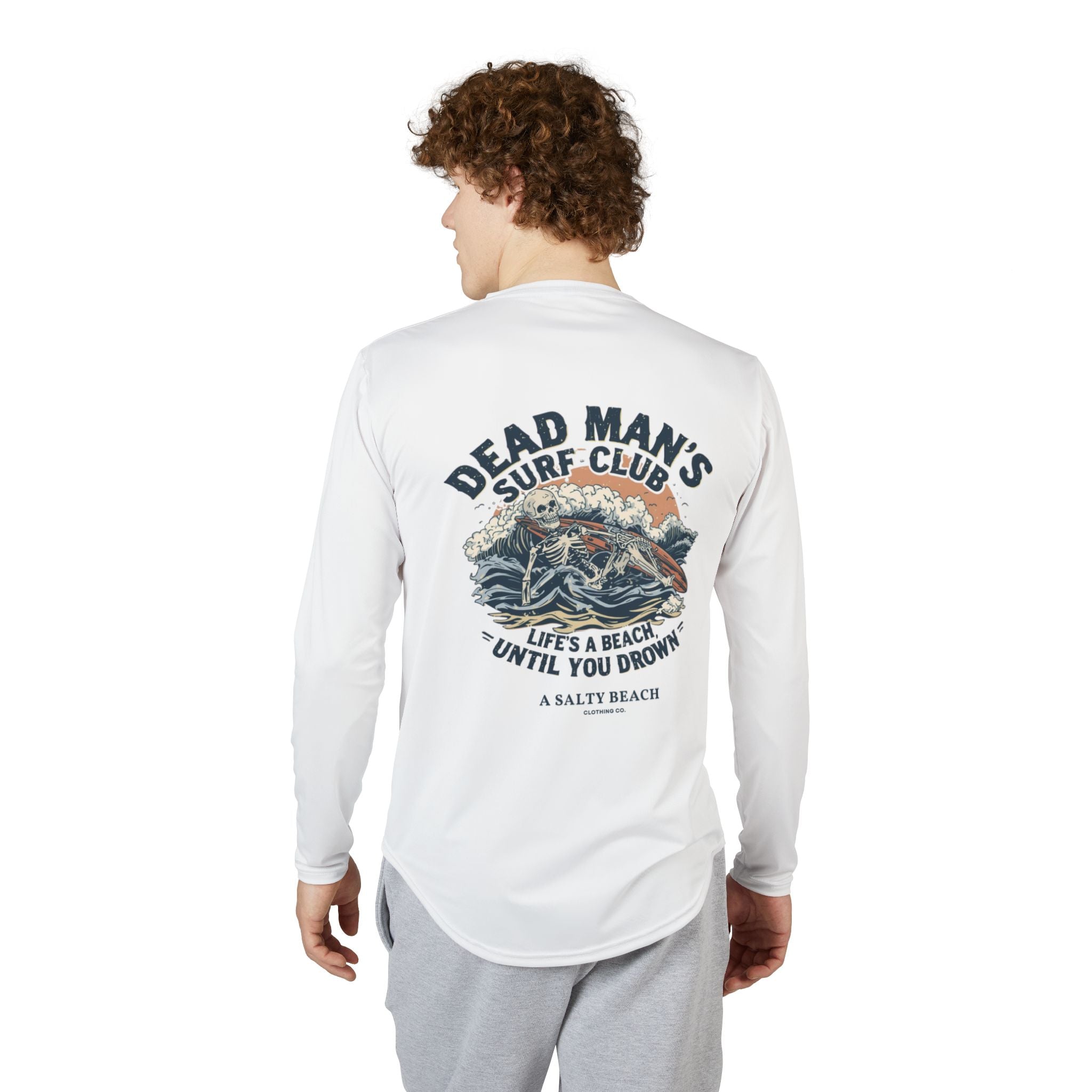 Dead Man's Surf Club 'Life's a Beach Until You Drown' Long Sleeve UV Shirt