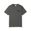Gray t-shirt with 'Blessed & Unbothered' text on a white background