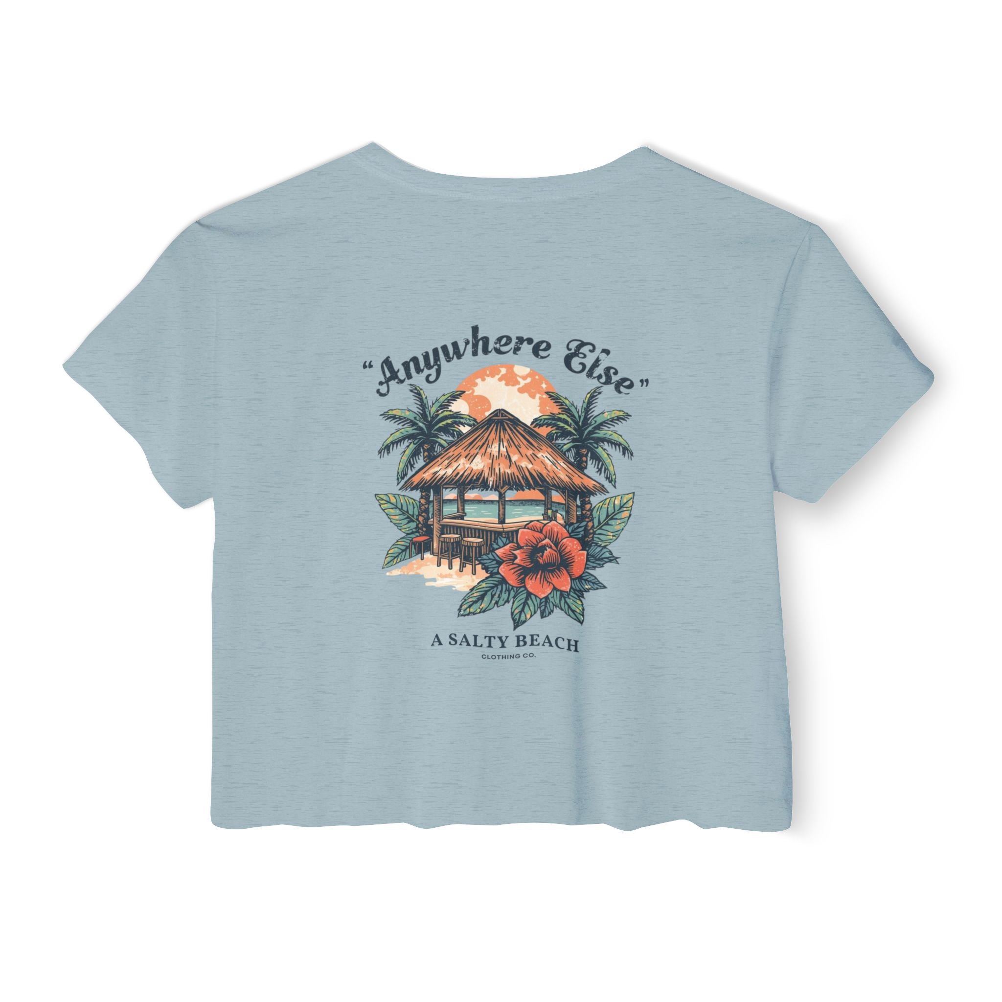 "I'd Rather Be Anywhere Else" Crop Top