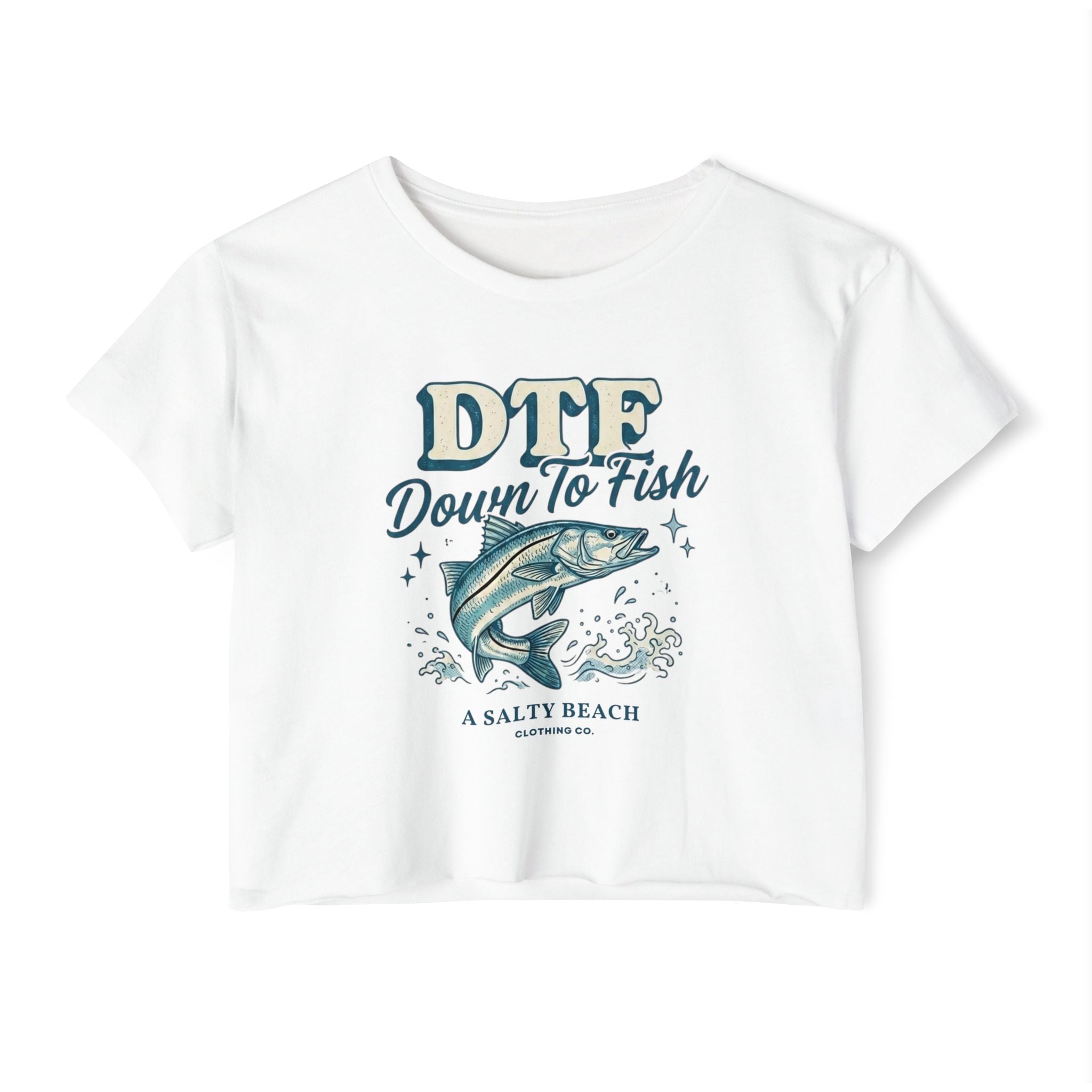DTF "Down To Fish" Crop Top