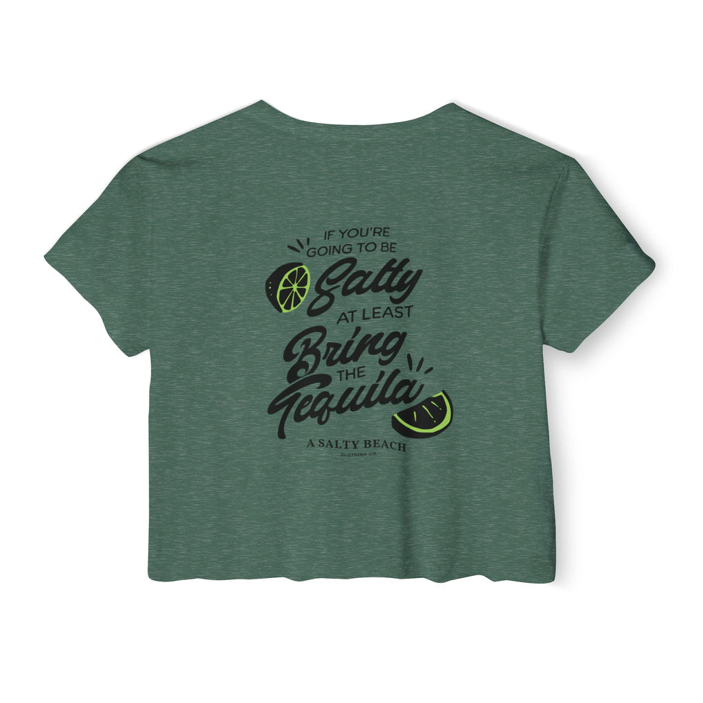 "If You're Going to be Salty" Crop Top