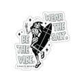 Wear the Salt. Be the Vibe. A Salty Beach Clothing Co. Logo Sticker
