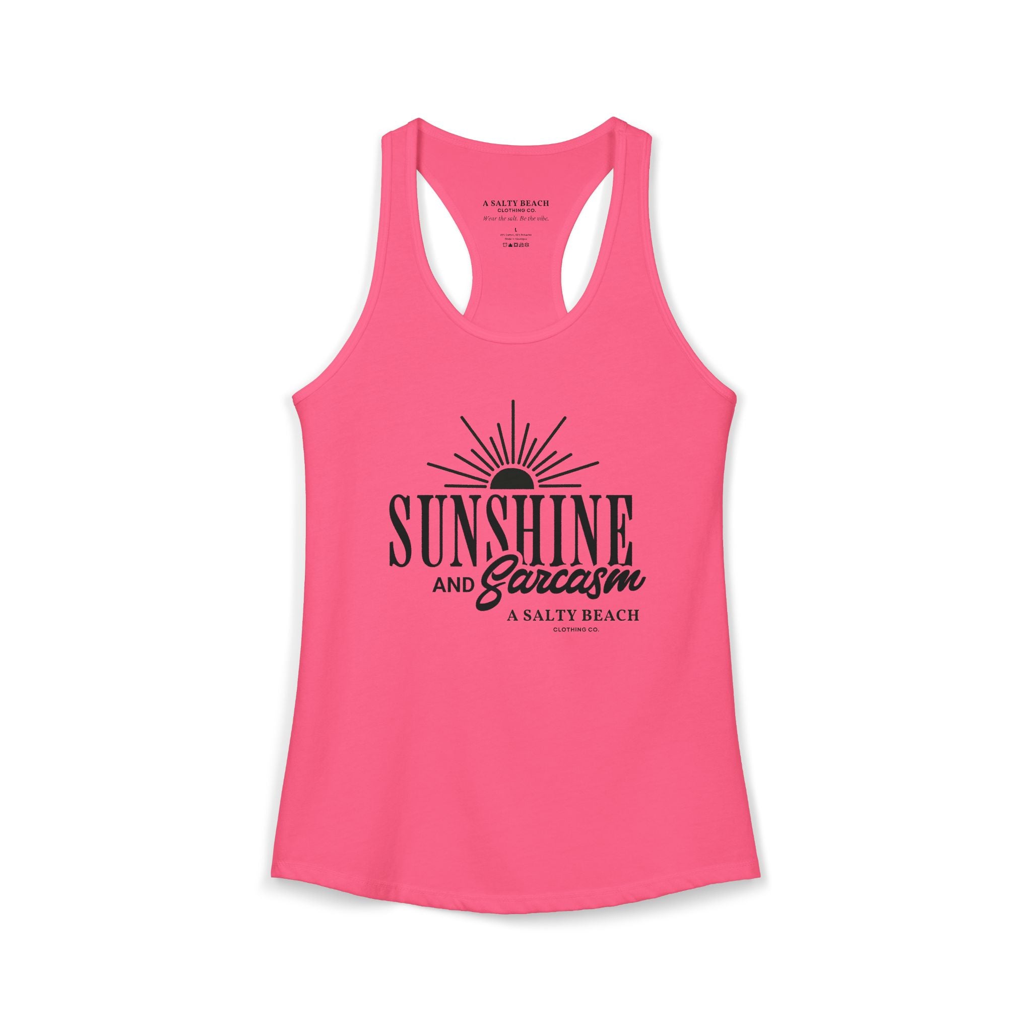 Sunshine and Sarcasm Racerback Tank