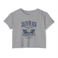 Salty Beach Social Club Crop Top