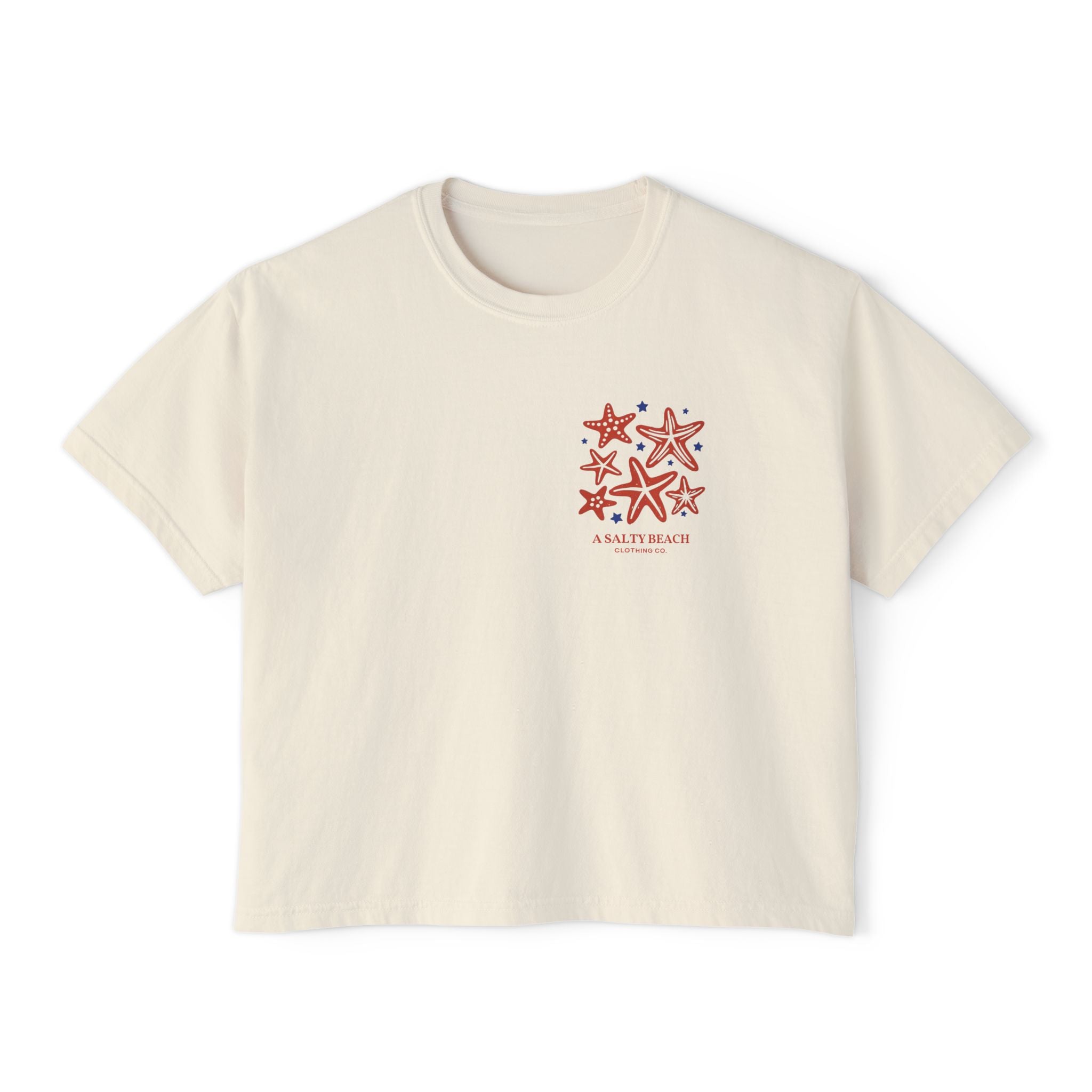 Star-Spangled & Salty Boxy Tee