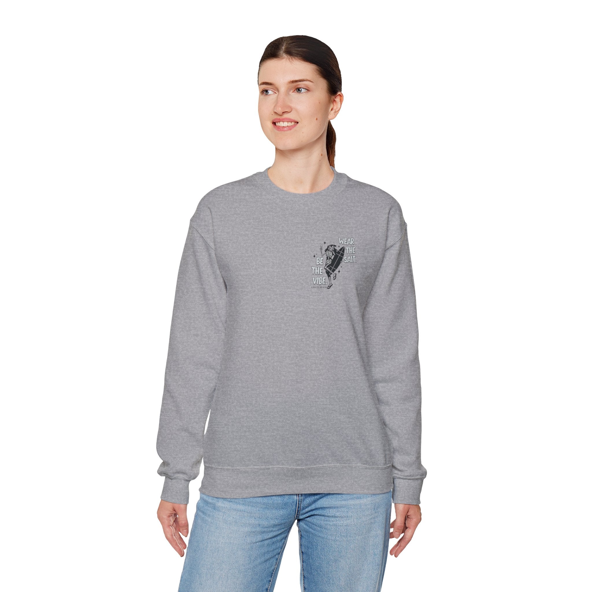 The "Skeleton Chic" Crewneck Sweatshirt
