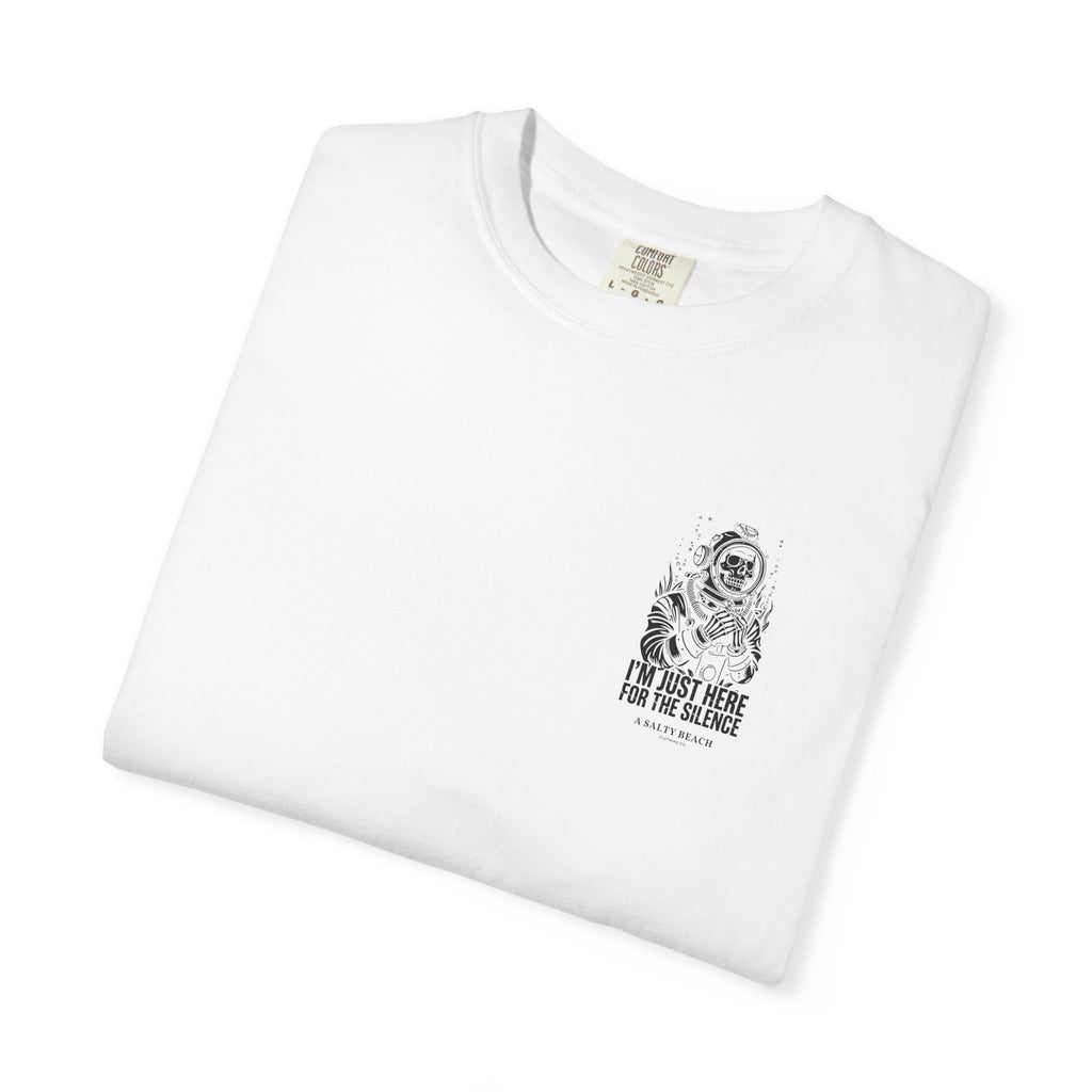 The "I'm Just Here for the Silence" Men's Tee