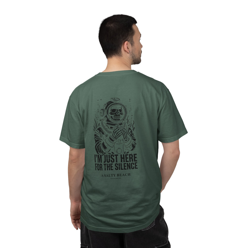 The "I'm Just Here for the Silence" Men's Tee