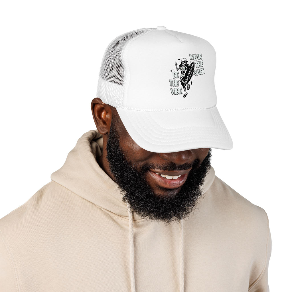 The "Skeleton Chic" Trucker Hat