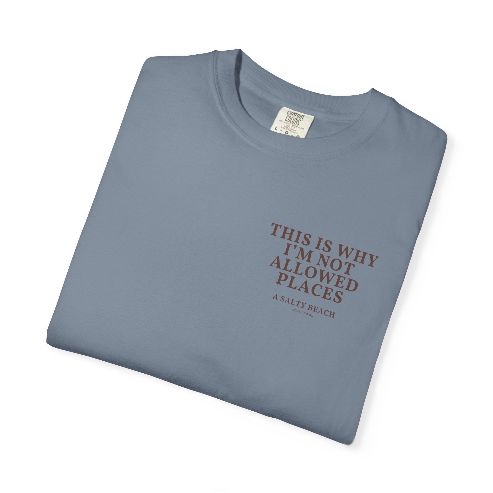 "This Is Why I’m Not Allowed Places" Men's Tee