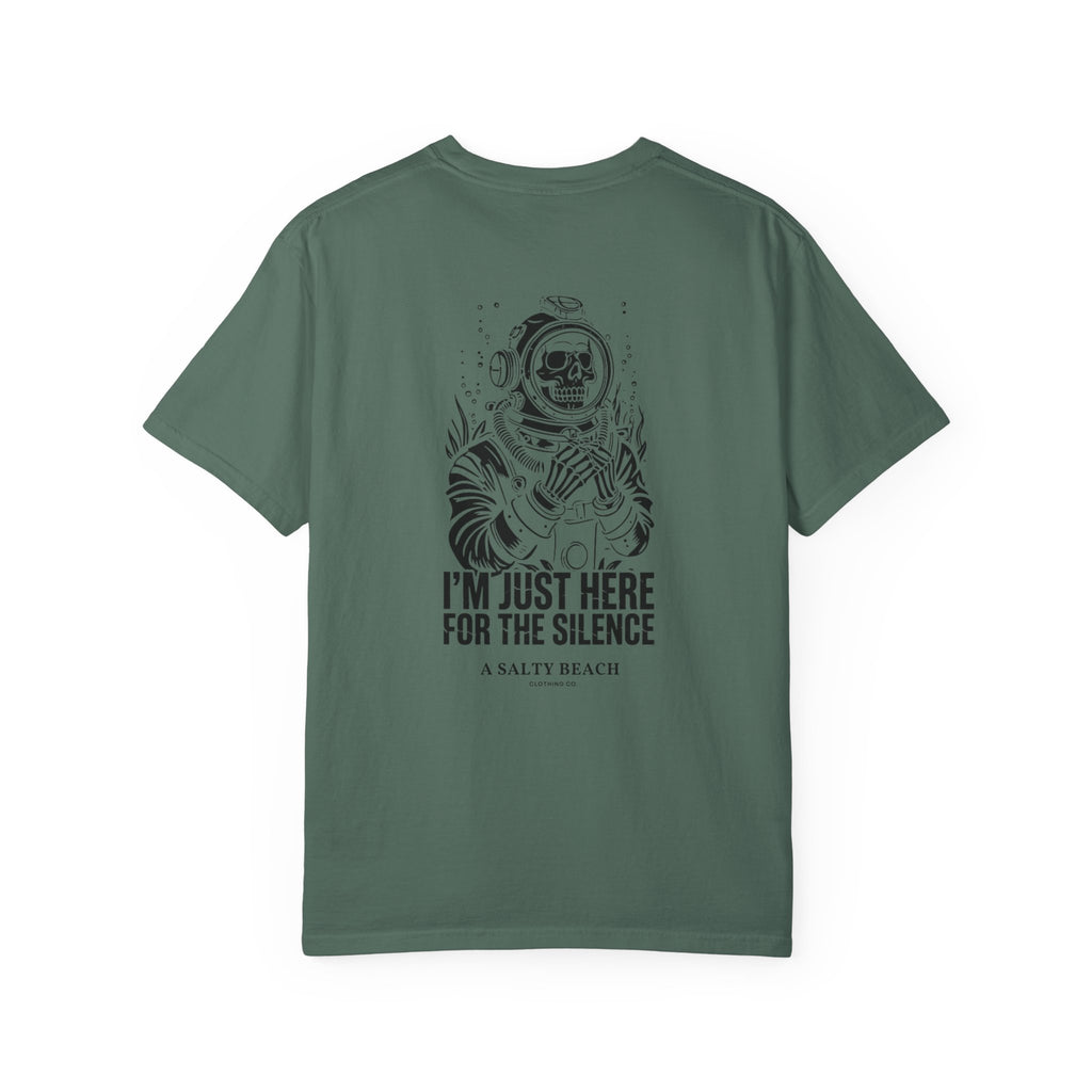 The "I'm Just Here for the Silence" Men's Tee