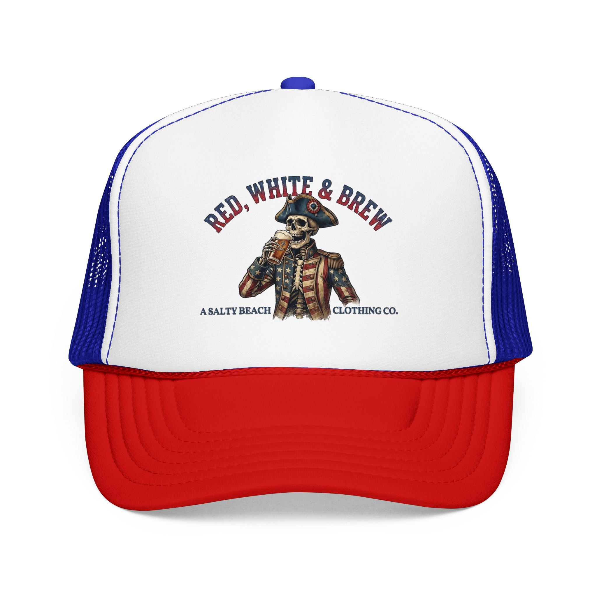 "Red, White & Brew" Trucker Hat