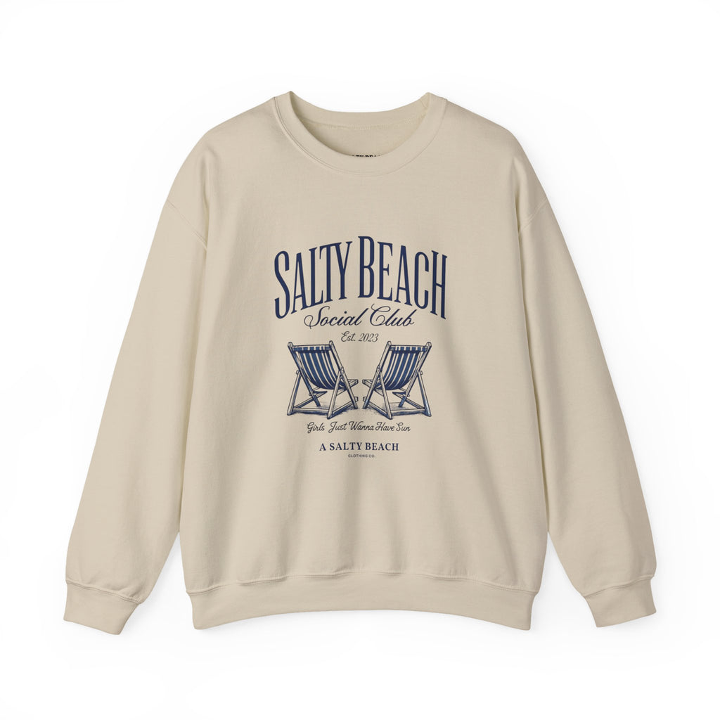 Salty Beach Social Club Crewneck