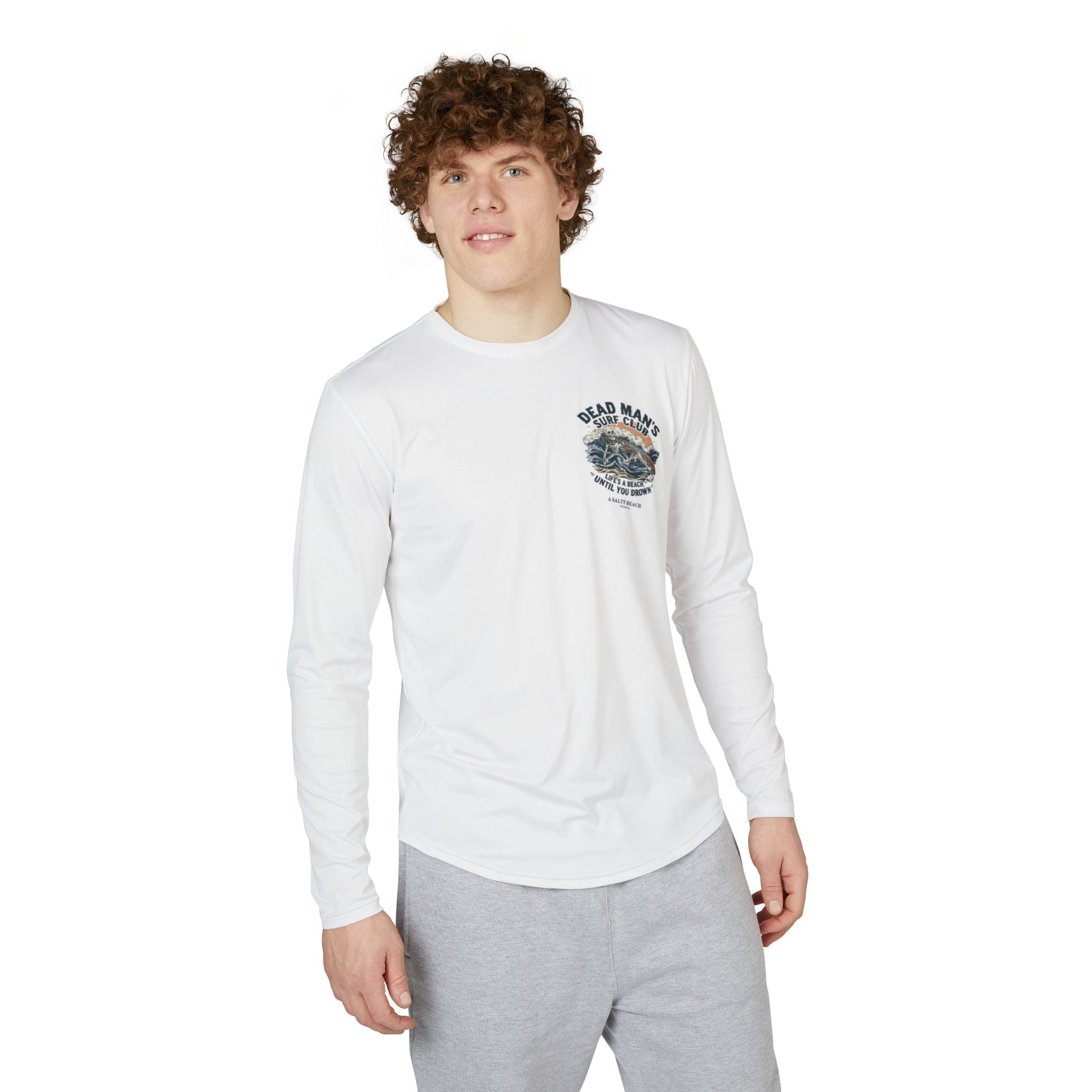 Dead Man's Surf Club 'Life's a Beach Until You Drown' Long Sleeve UV Shirt
