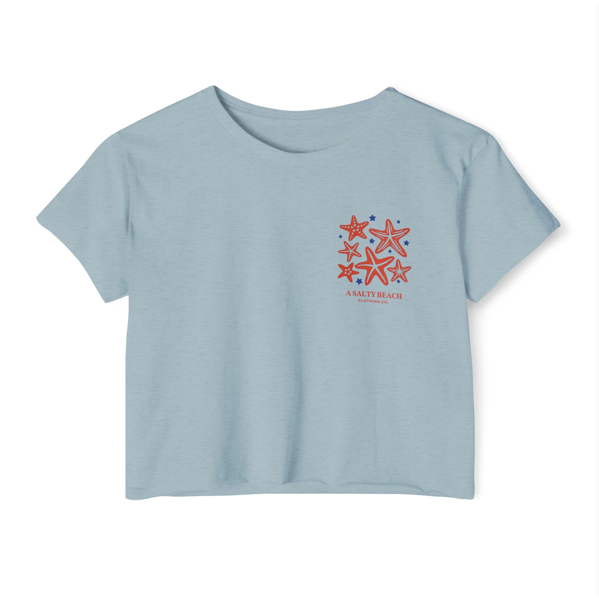 Star Spangled, & Salty Crop Tee