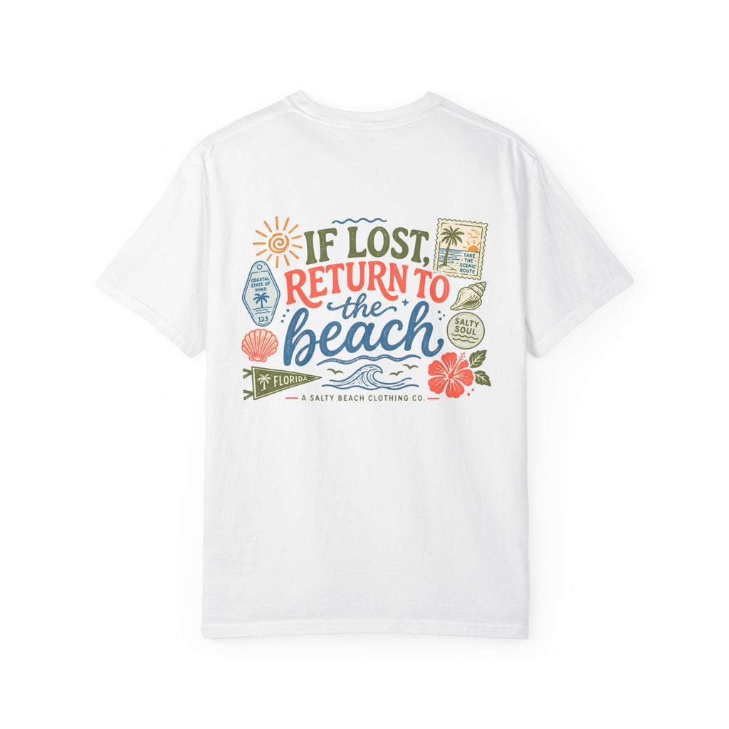 If Lost Return to the Beach Tee