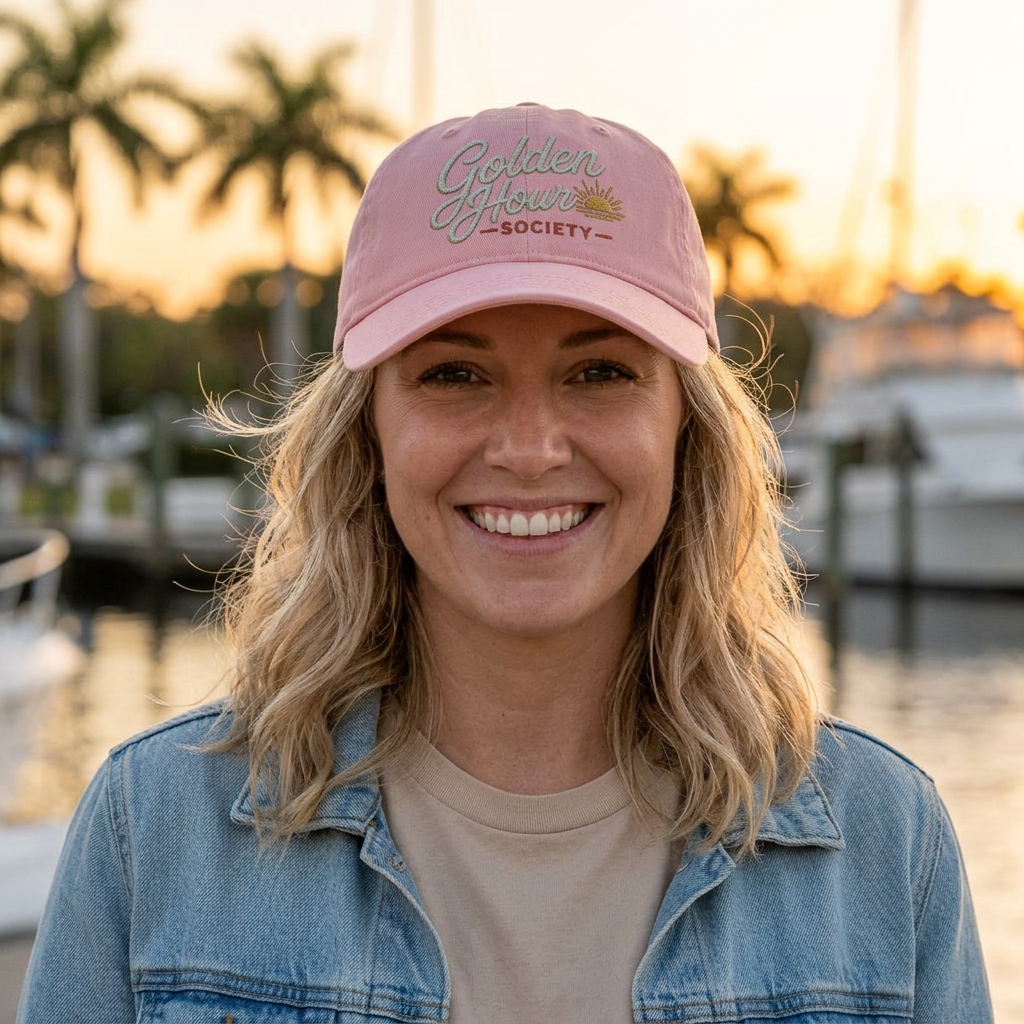 Golden Hour Society Embroidered Baseball Cap