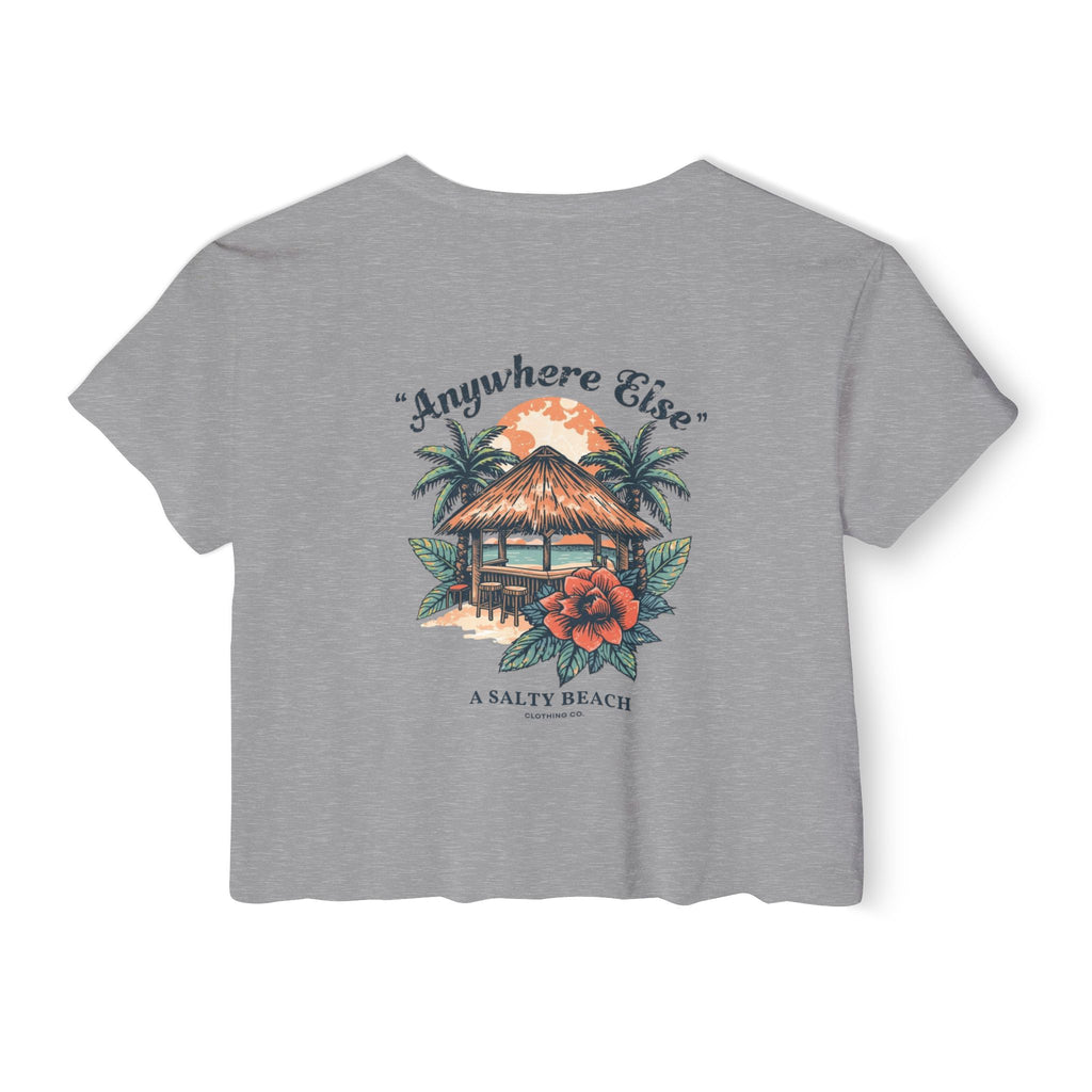"I'd Rather Be Anywhere Else" Crop Top