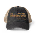 "Put It On My Husband's Tab" Women's Baseball Cap