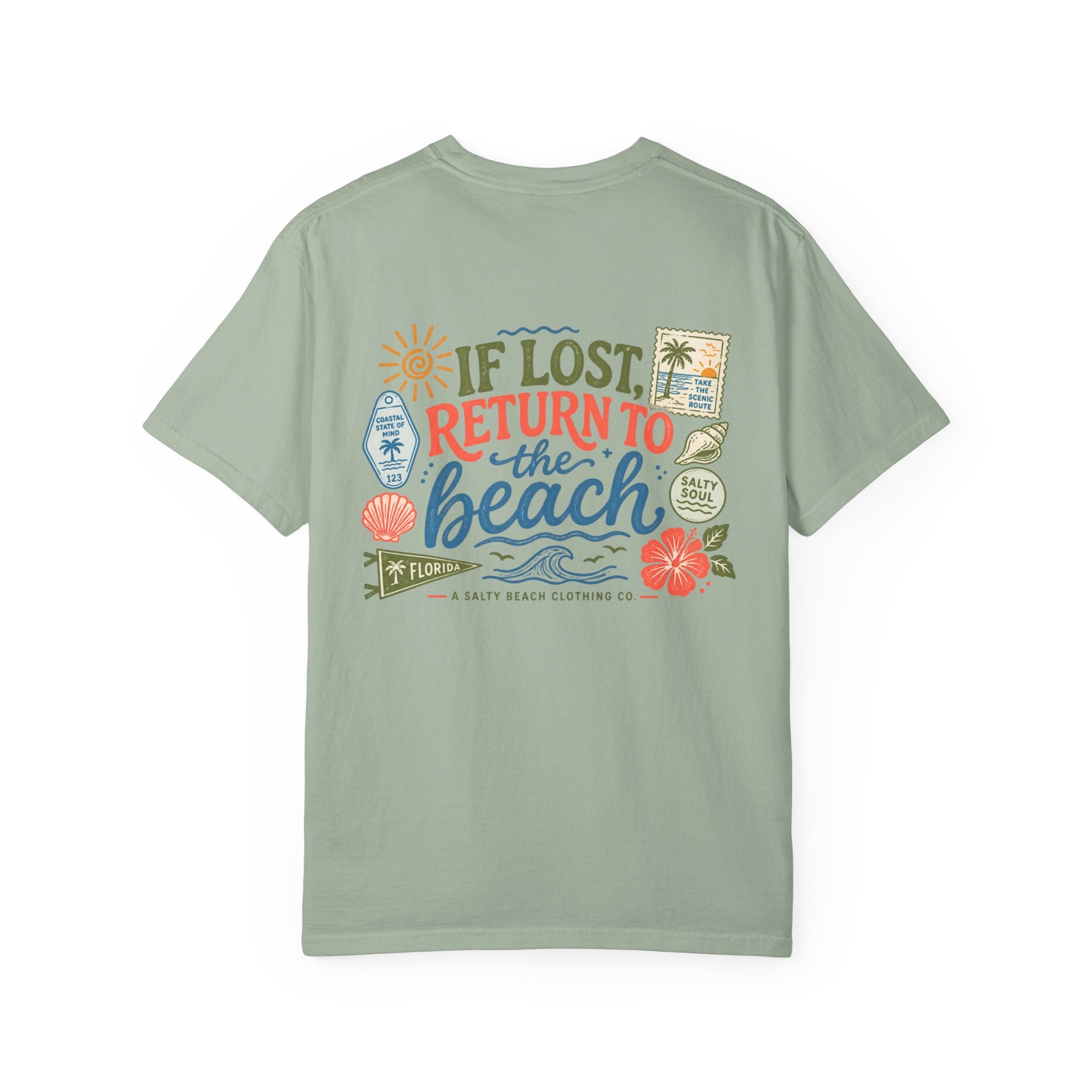 If Lost Return to the Beach Tee