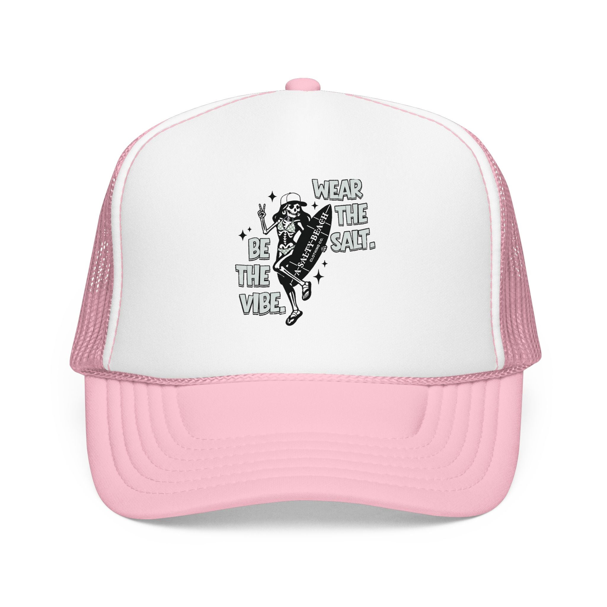 The "Skeleton Chic" Trucker Hat