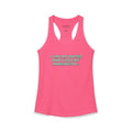 "I Like My Coffee How I Like My Margaritas. On The Rocks." Racerback Tank