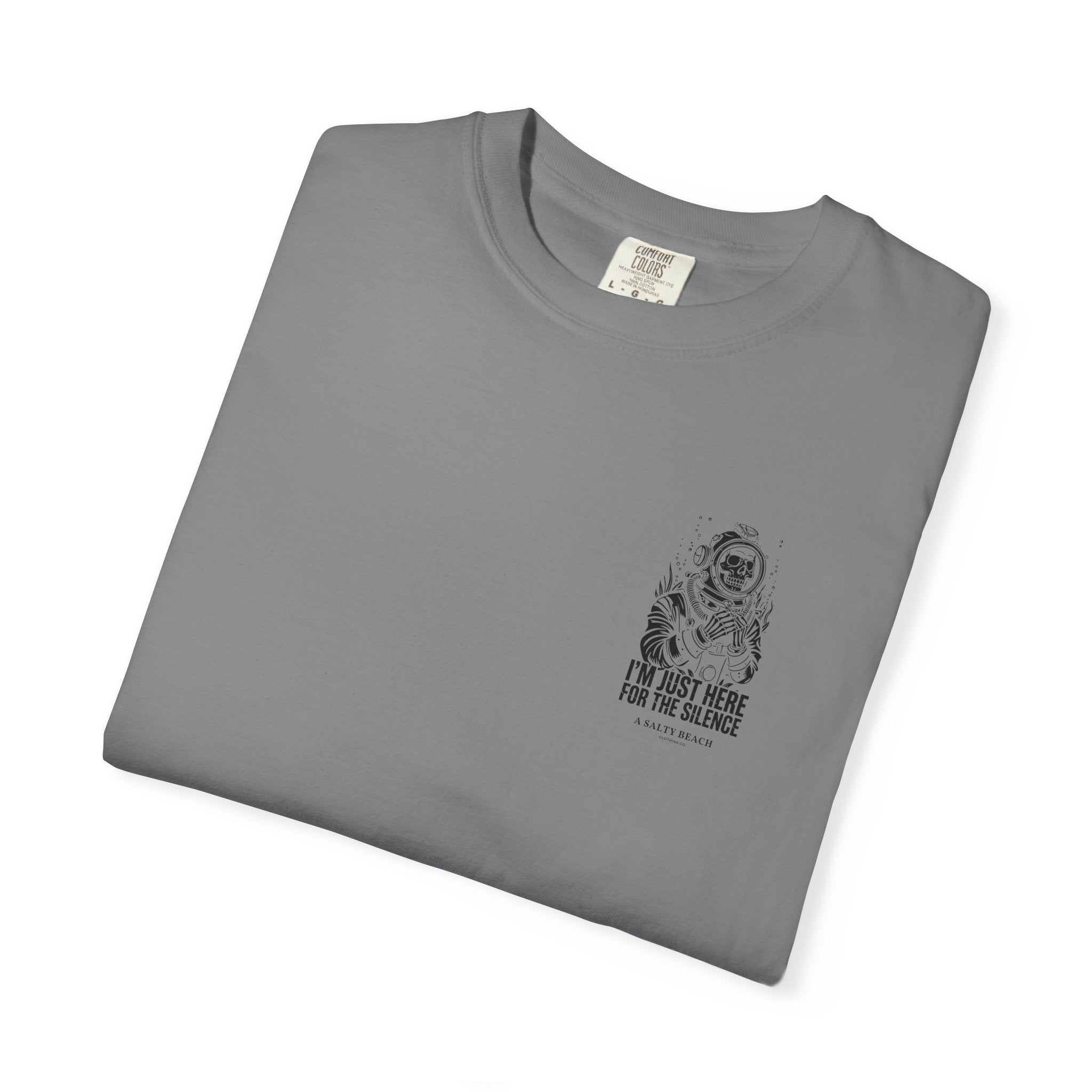 The "I'm Just Here for the Silence" Men's Tee