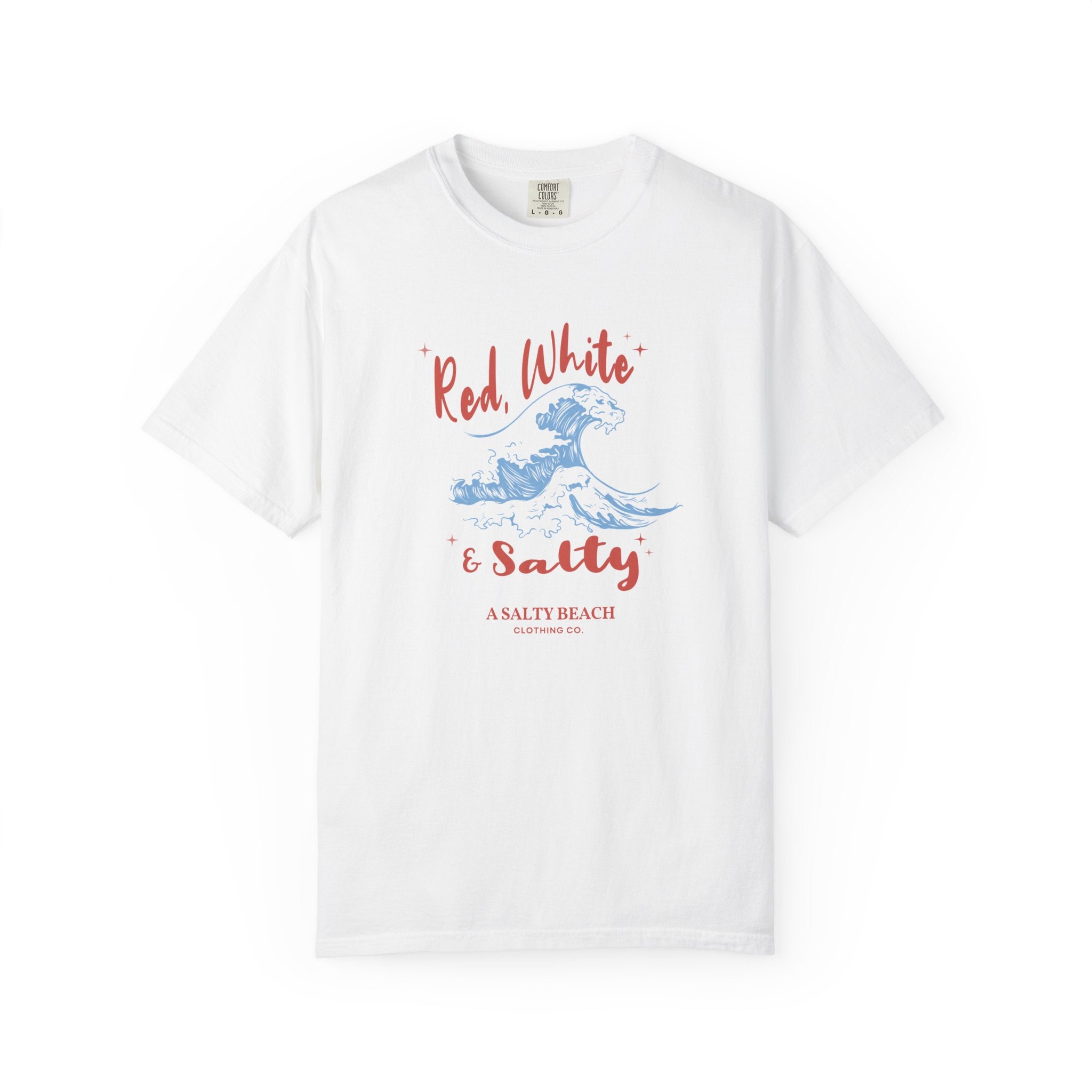 Red, White, & Salty Wave Tee
