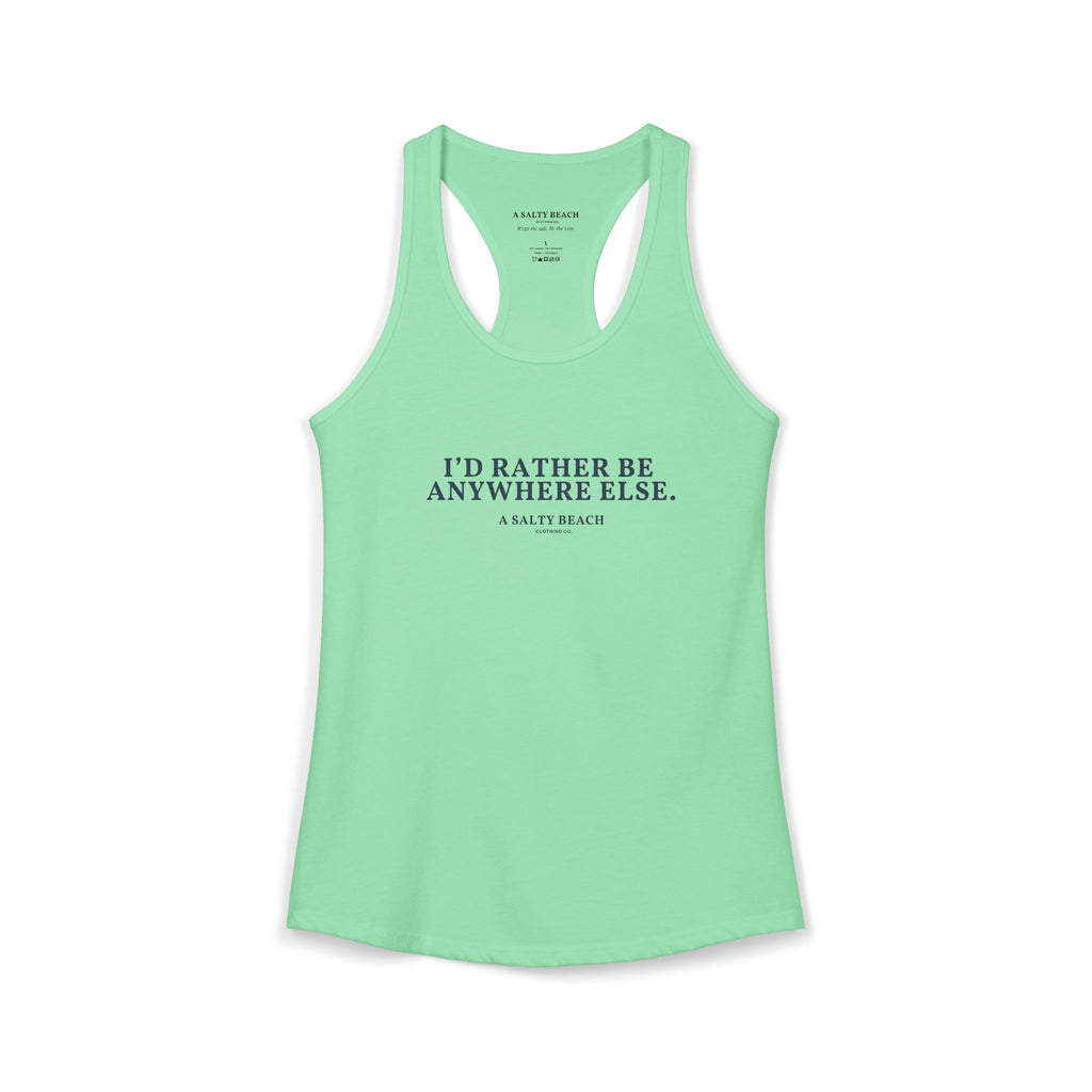 "Anywhere Else" Racerback Tank