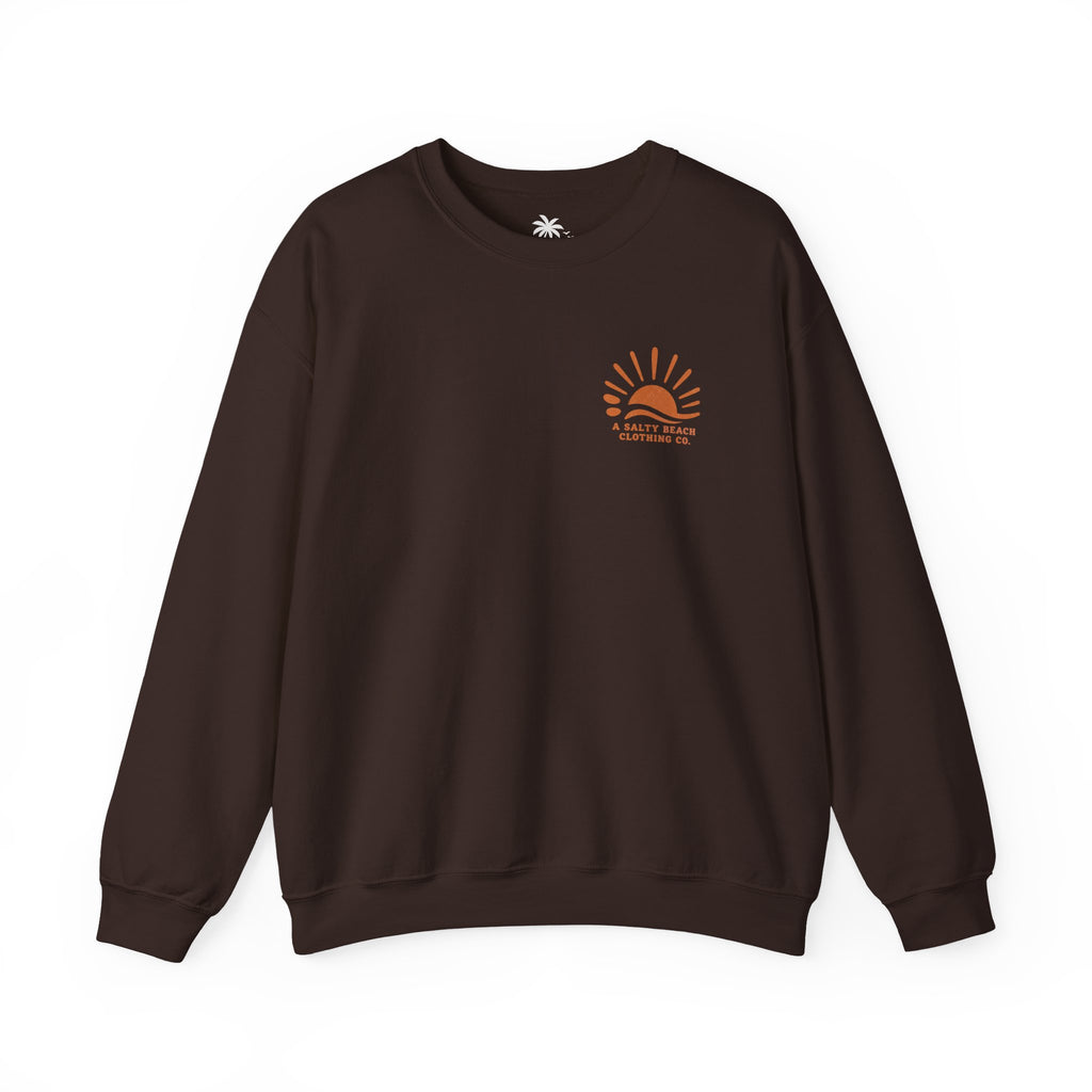 Sip Slow, Chase Sunrises Crewneck