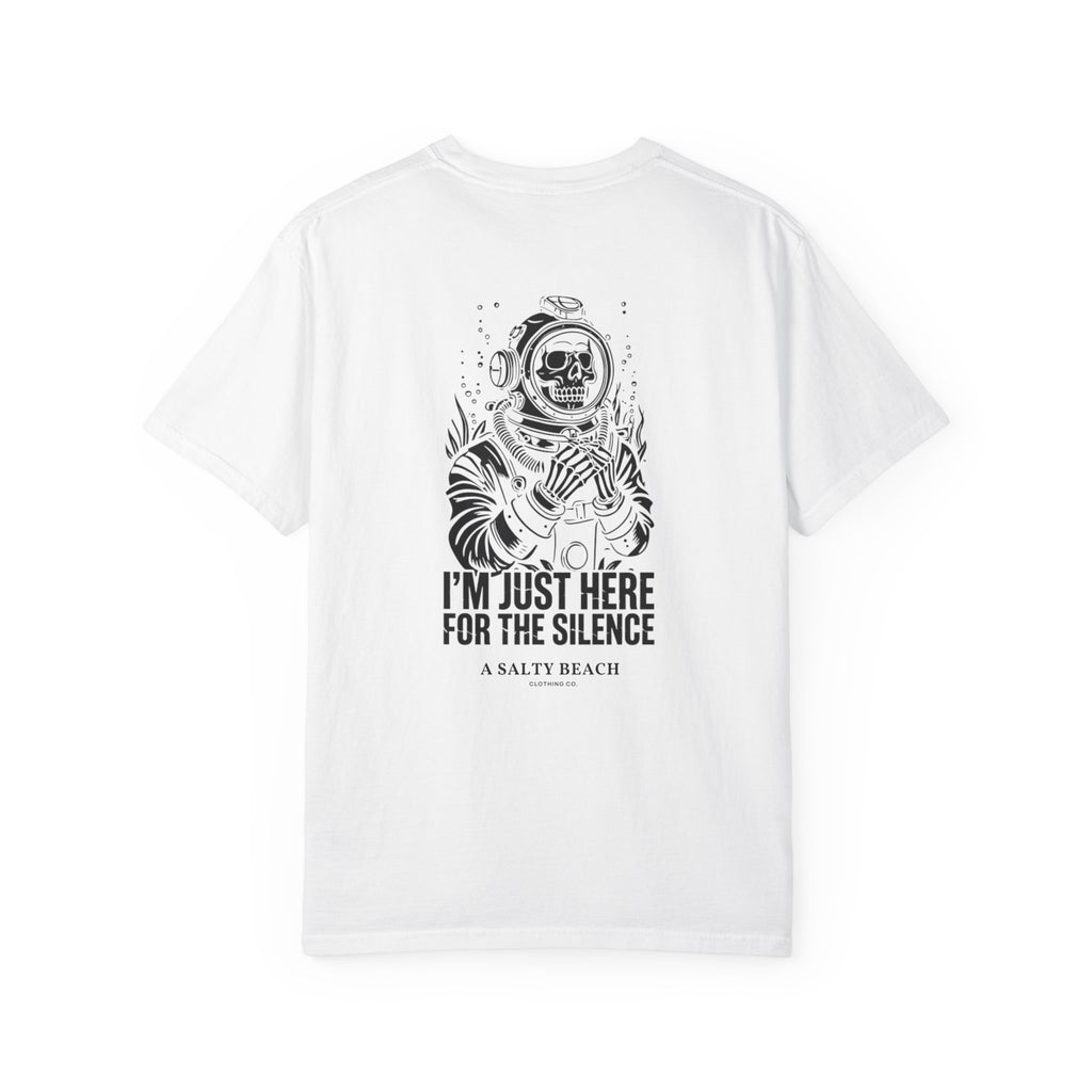 The "I'm Just Here for the Silence" Men's Tee