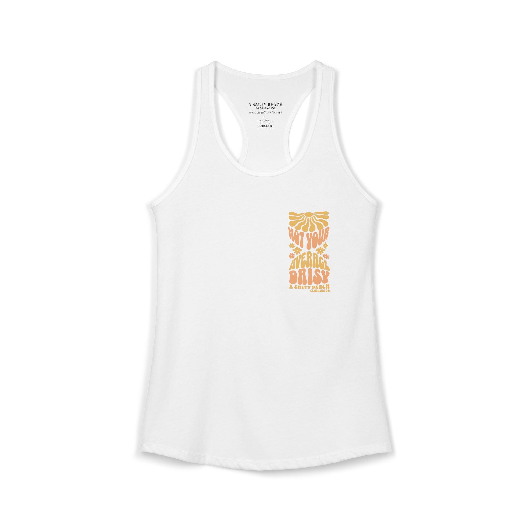 Not Your Average Daisy Racerback Tank